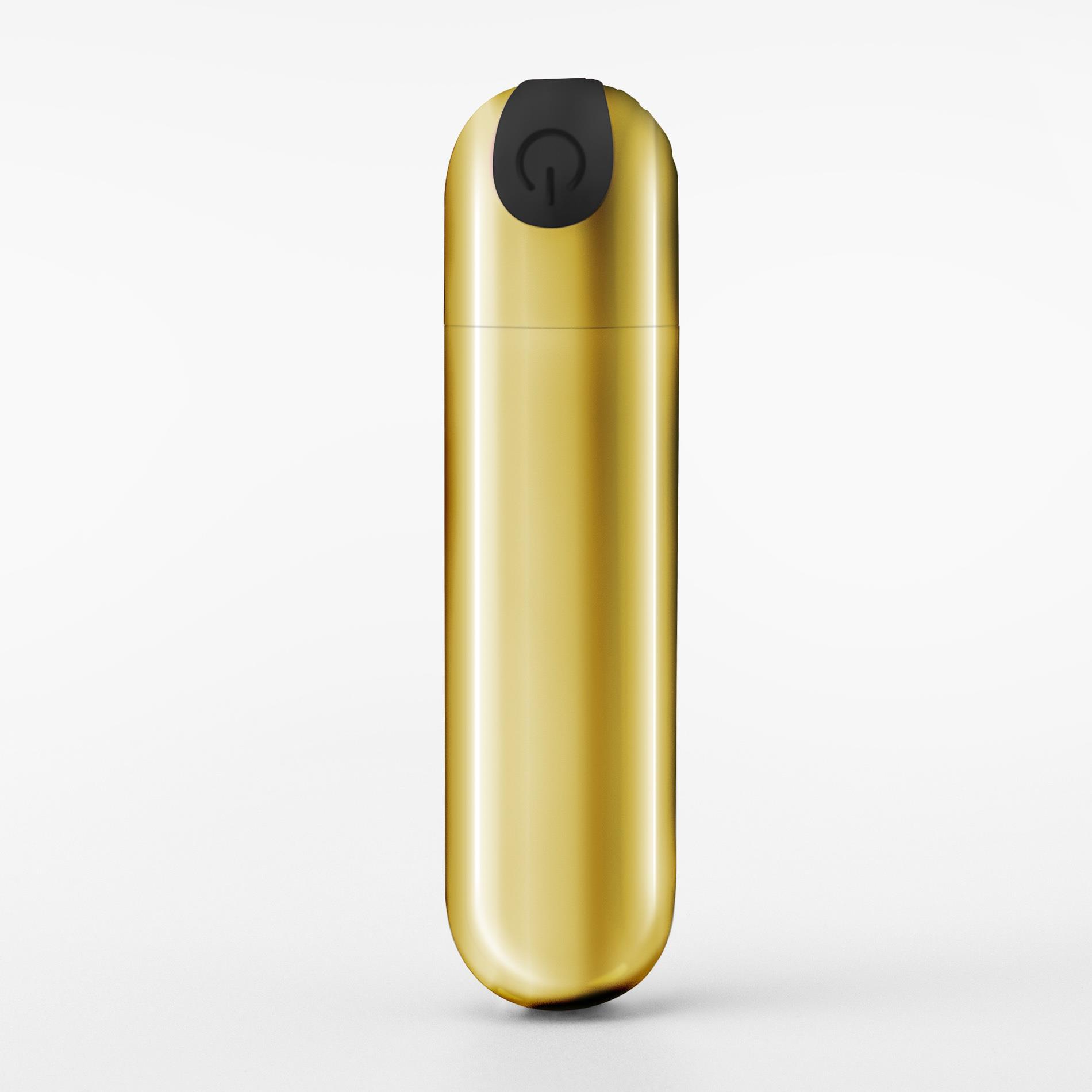 Crushious Imoan Rechargeable Vibrating Bullet Golden