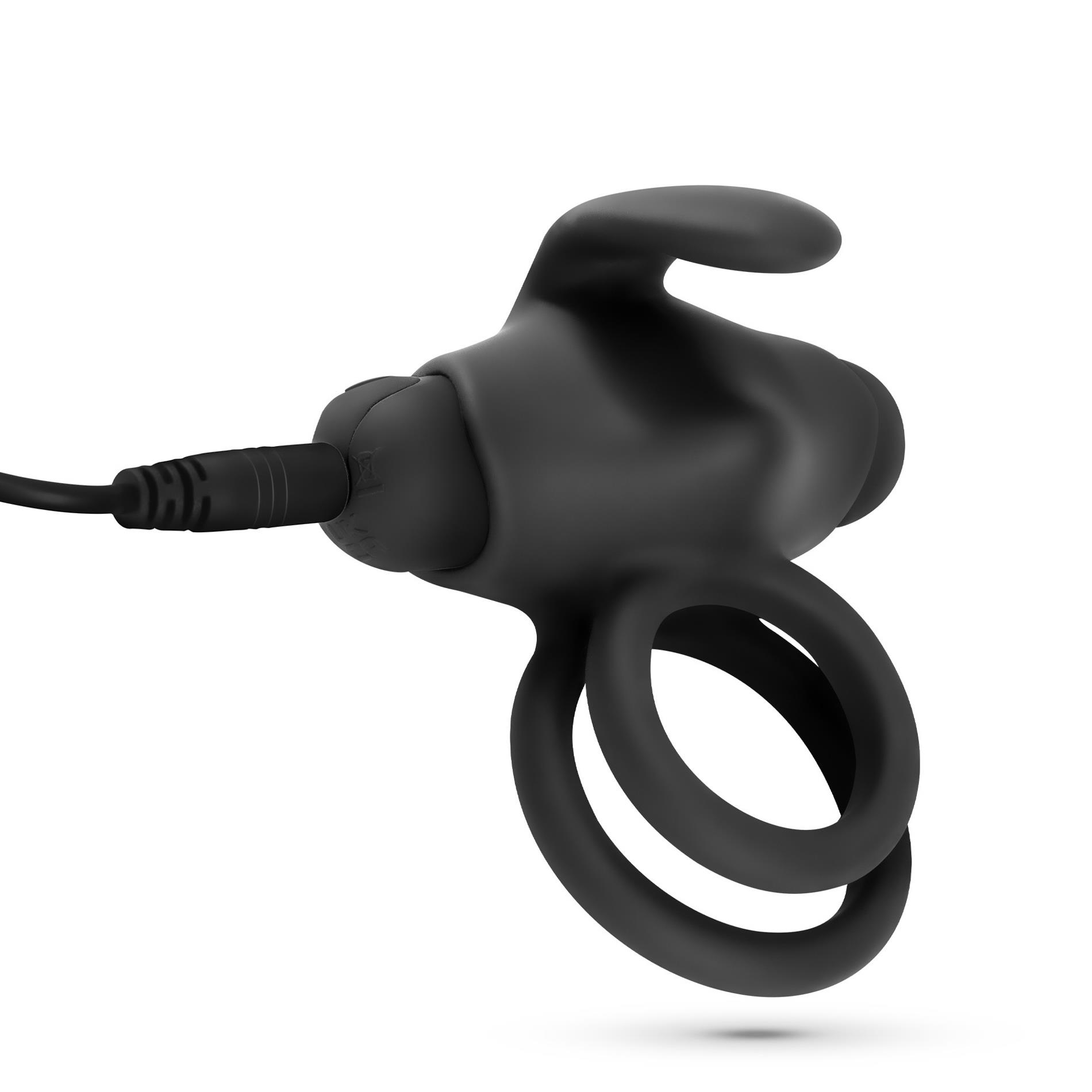 Crushious Thumper Vibrating Double Cockring With Remote