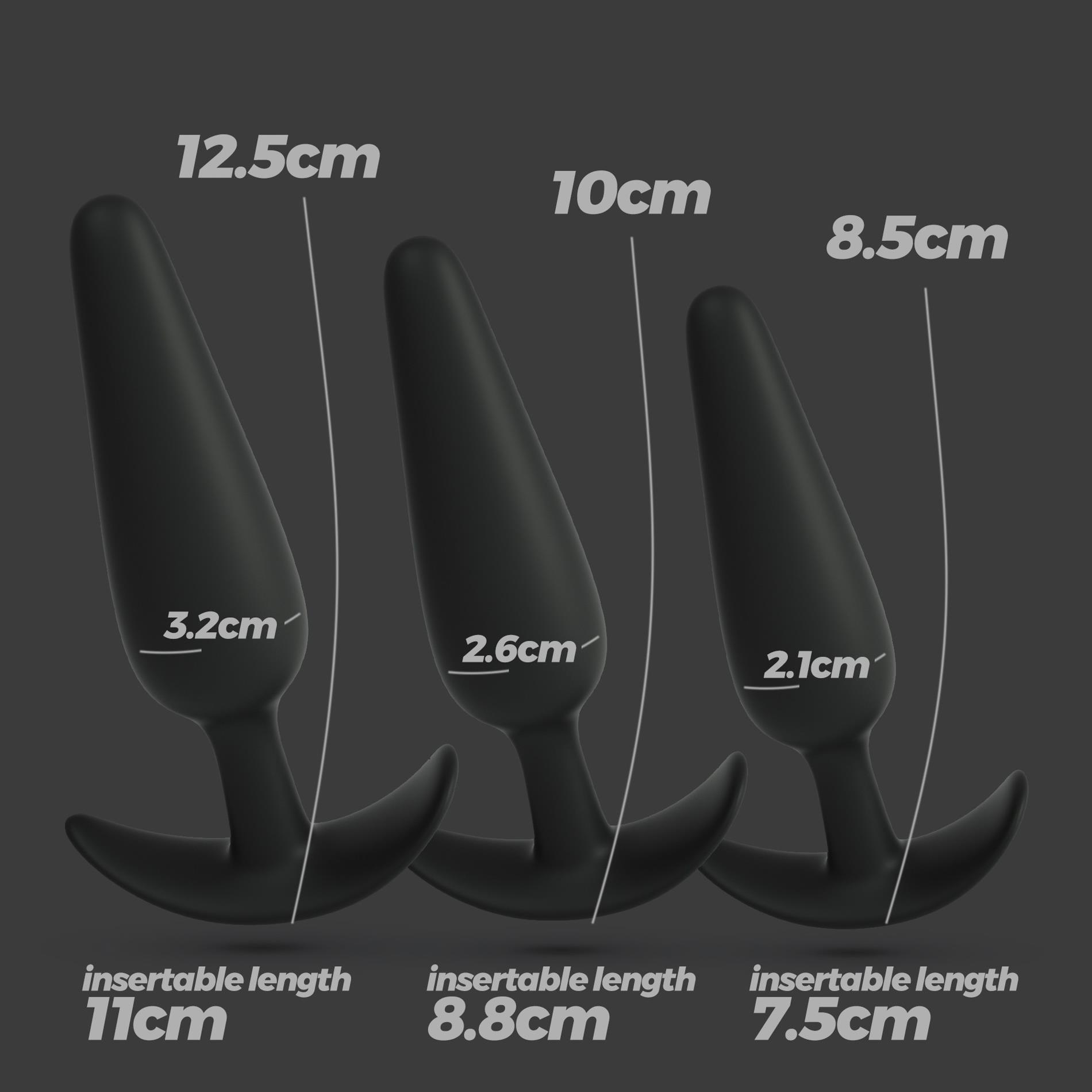 Crushious Tic Tac Toe Anal Plugs Training Set