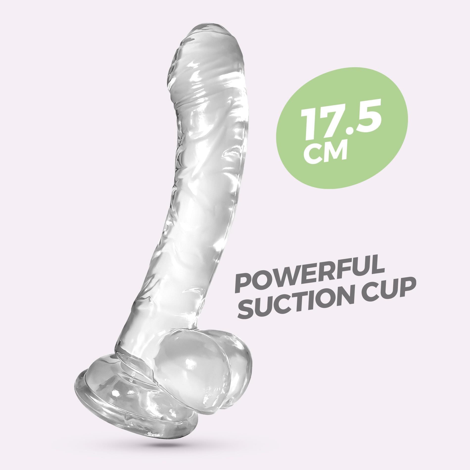 Crushious Hudini Jelly Anal Dildo Clear