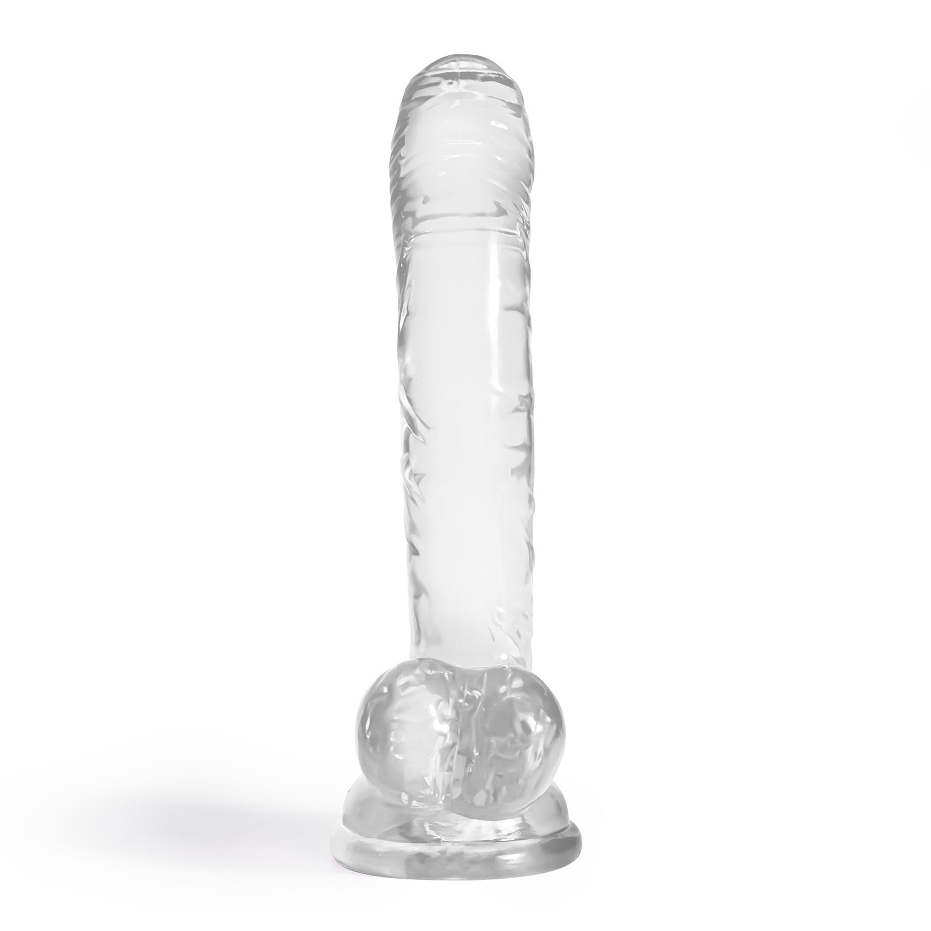 Crushious Hudini Jelly Anal Dildo Clear