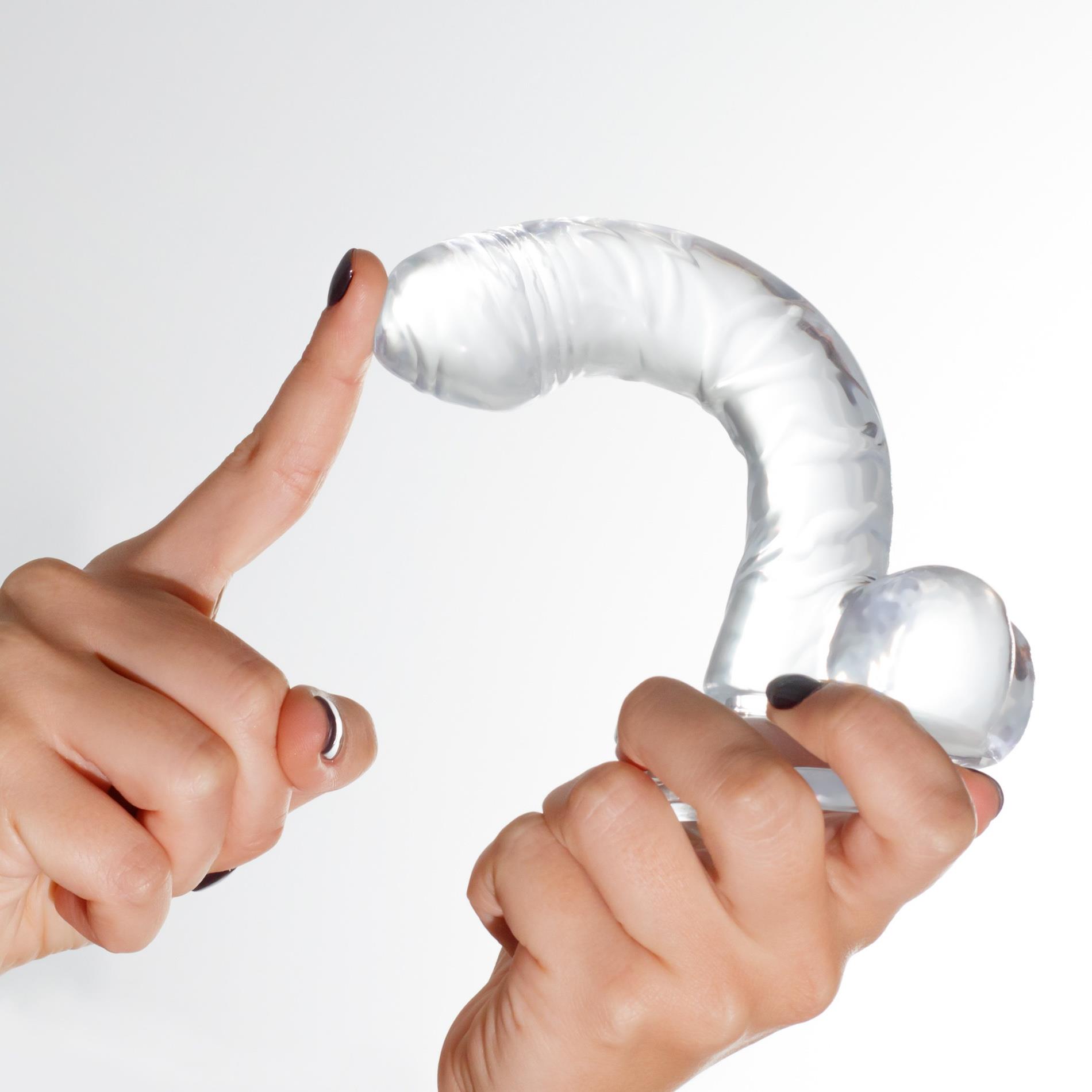 Crushious Hudini Jelly Anal Dildo Clear