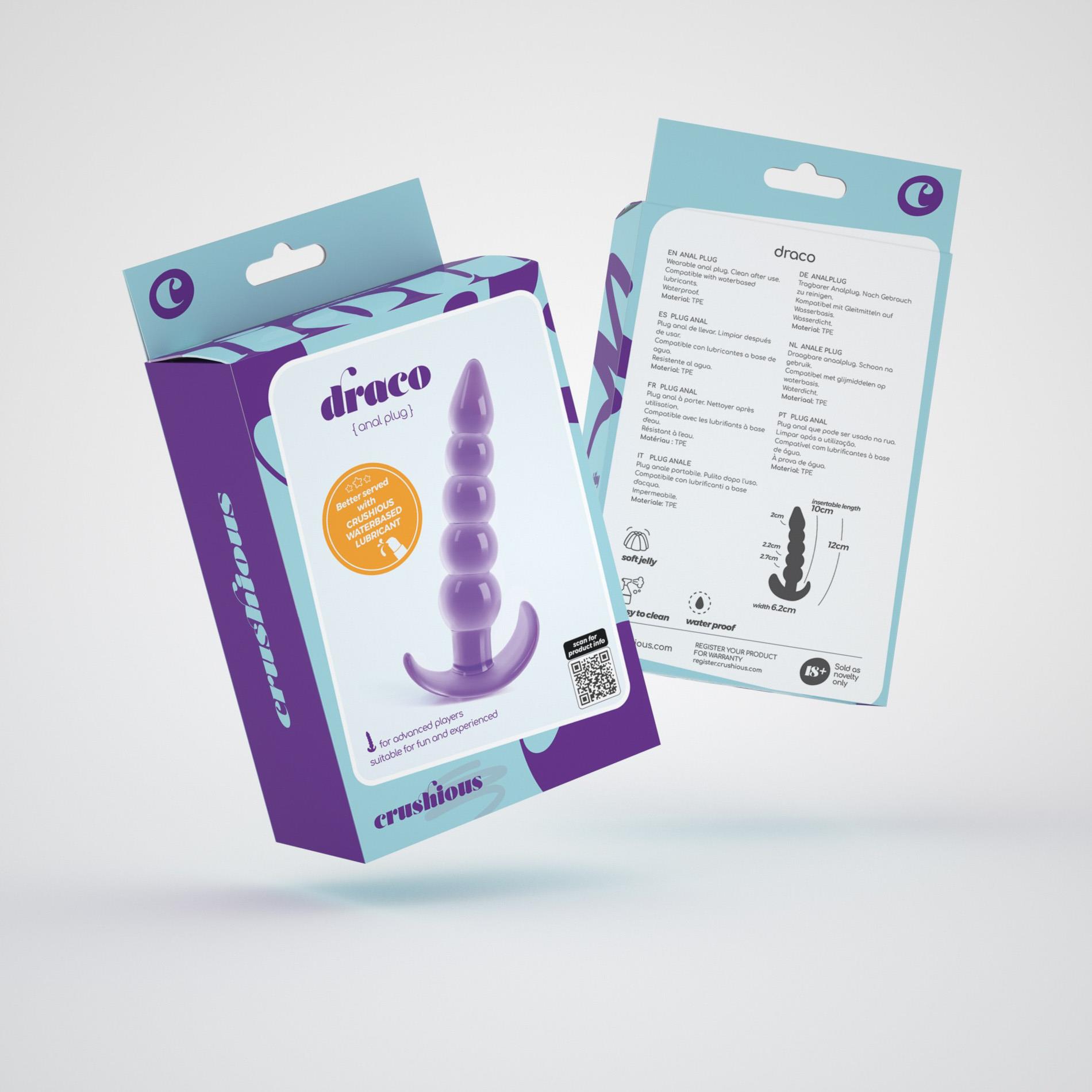 Crushious Draco Anal Plug