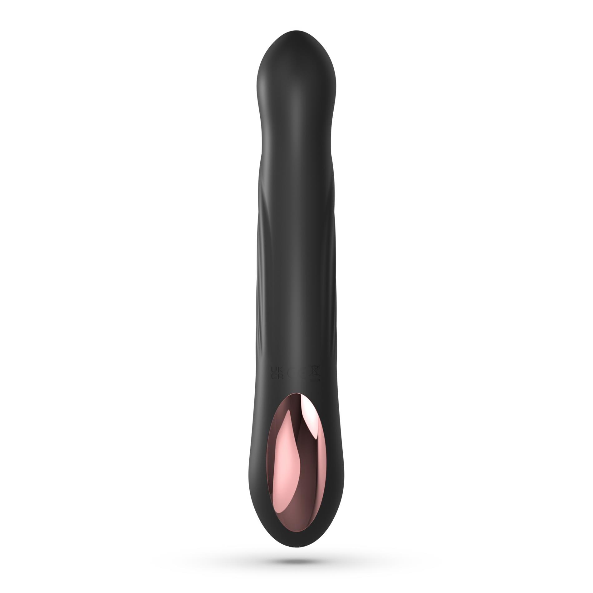 Crushious Lapin Thrusting Rabbit Vibrator Black