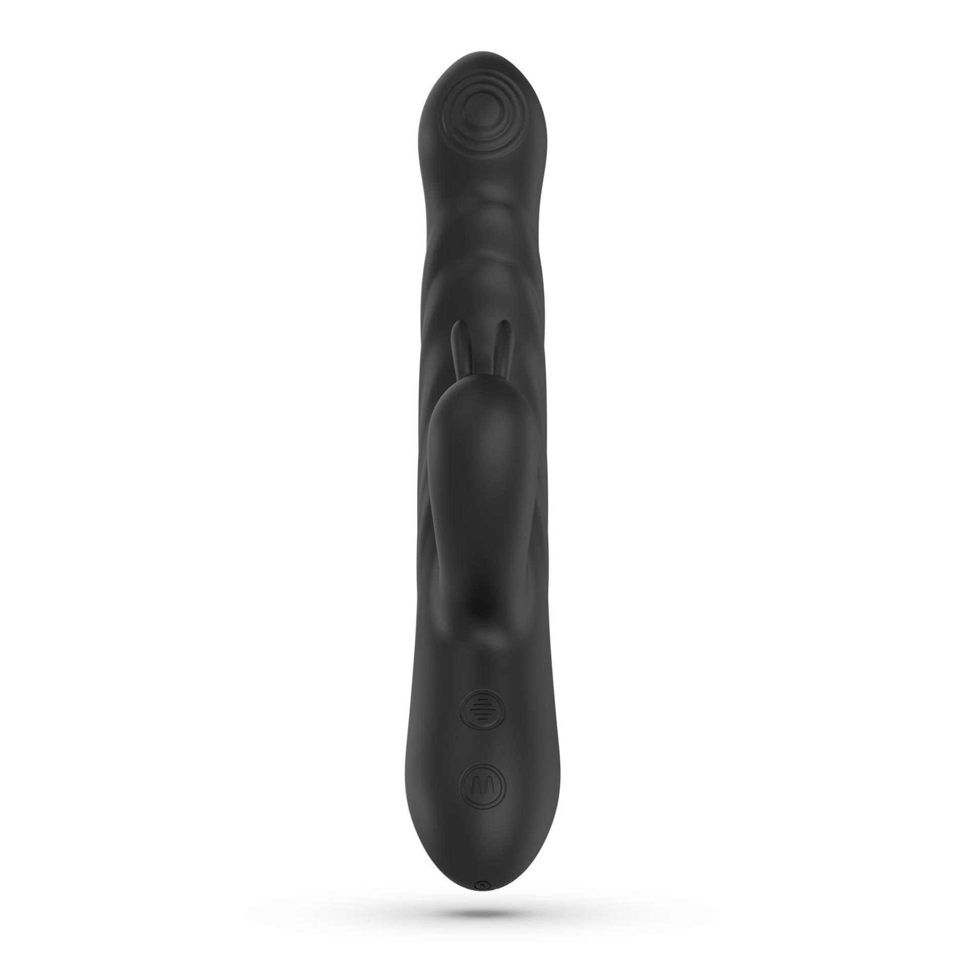 Crushious Lapin Thrusting Rabbit Vibrator Black