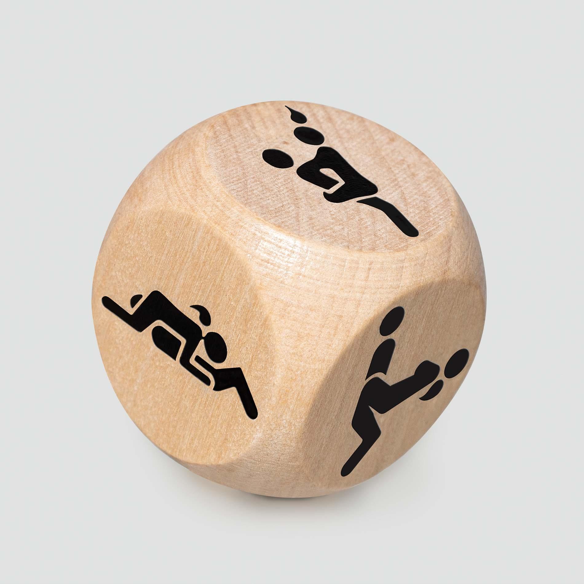 Crushious Wooden Position Dice