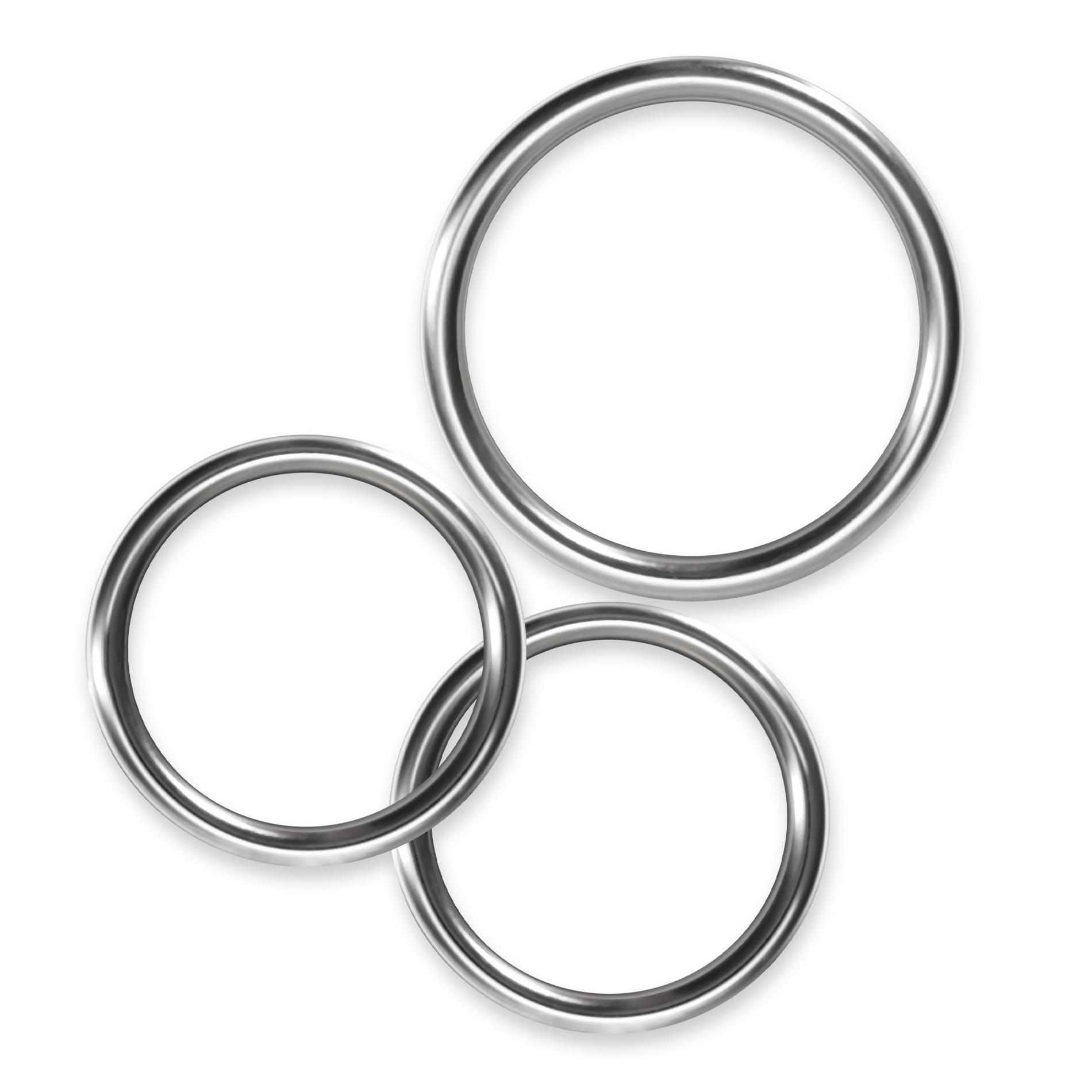Crushious Metaleros 3 Metal Cockring Set