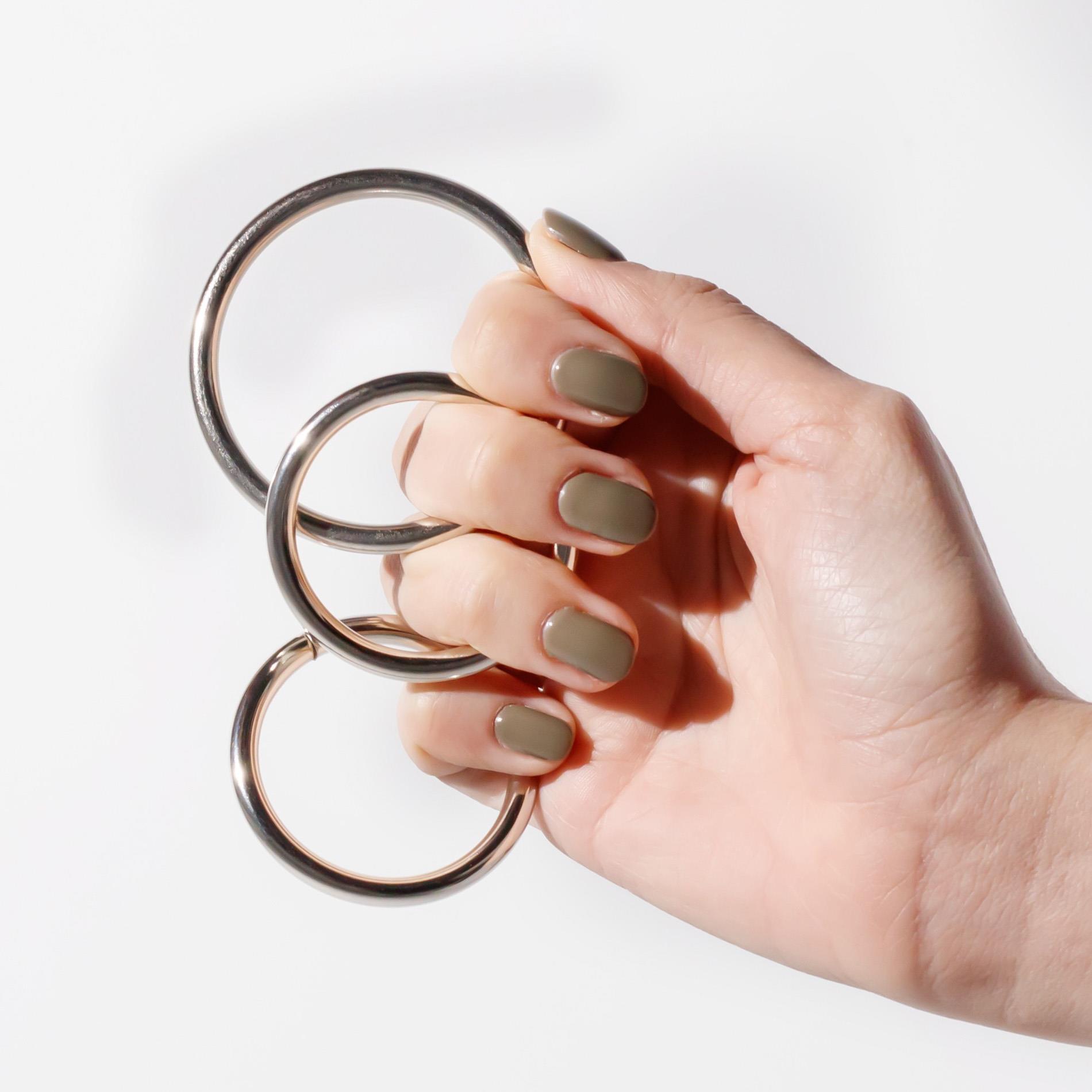 Crushious Metaleros 3 Metal Cockring Set