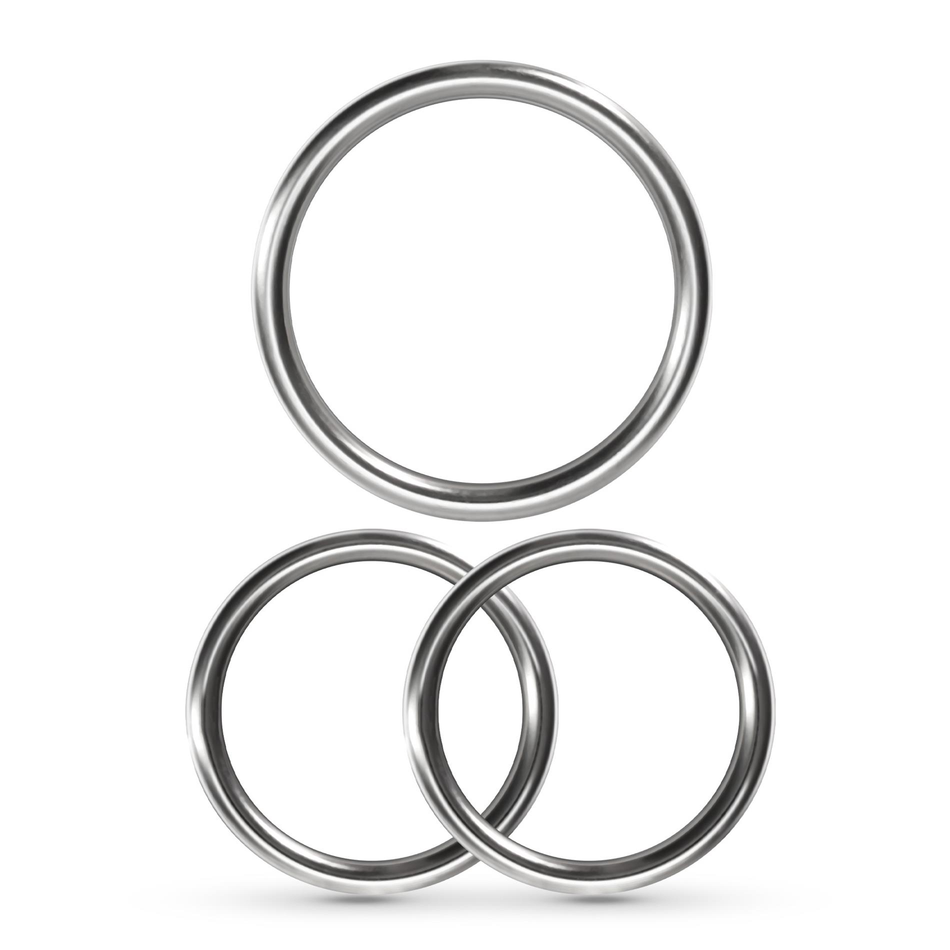 Crushious Metaleros 3 Metal Cockring Set