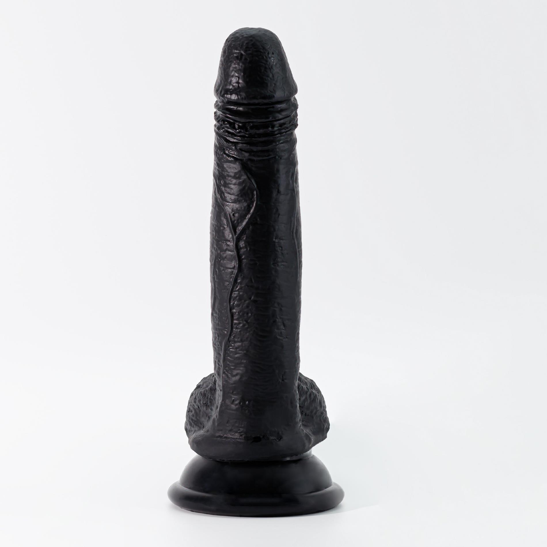 Crushious Inviktus 7 Liquid Silicone Dildo Black
