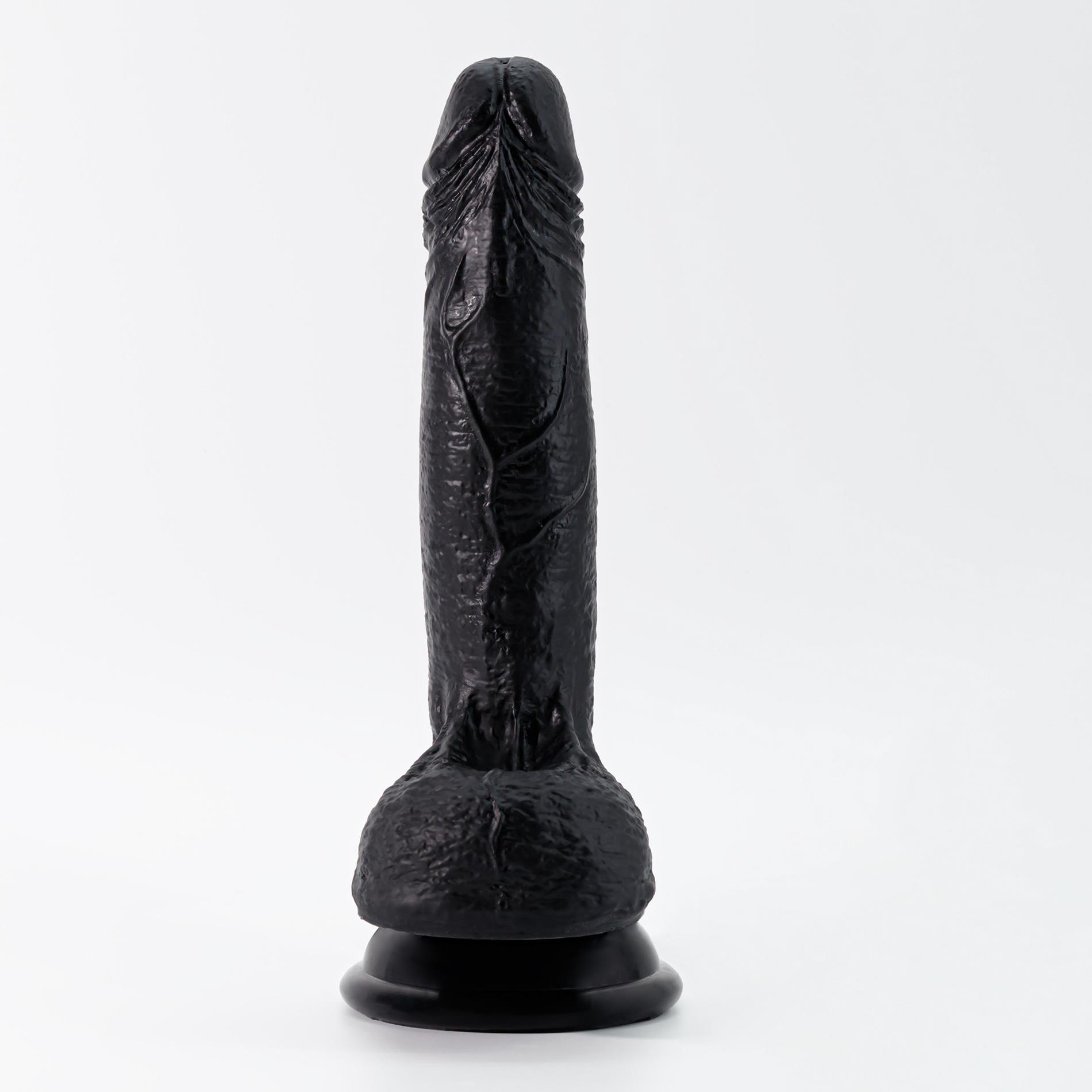 Crushious Inviktus 7 Liquid Silicone Dildo Black