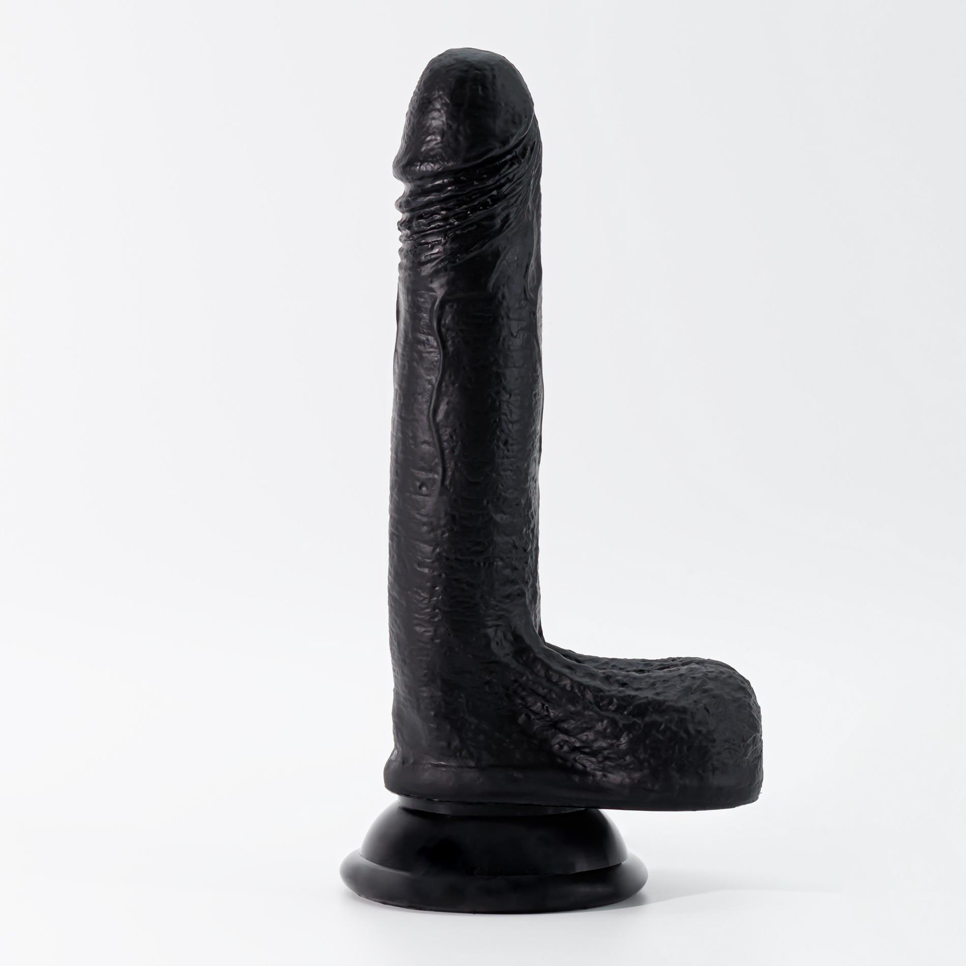 Crushious Inviktus 7 Liquid Silicone Dildo Black