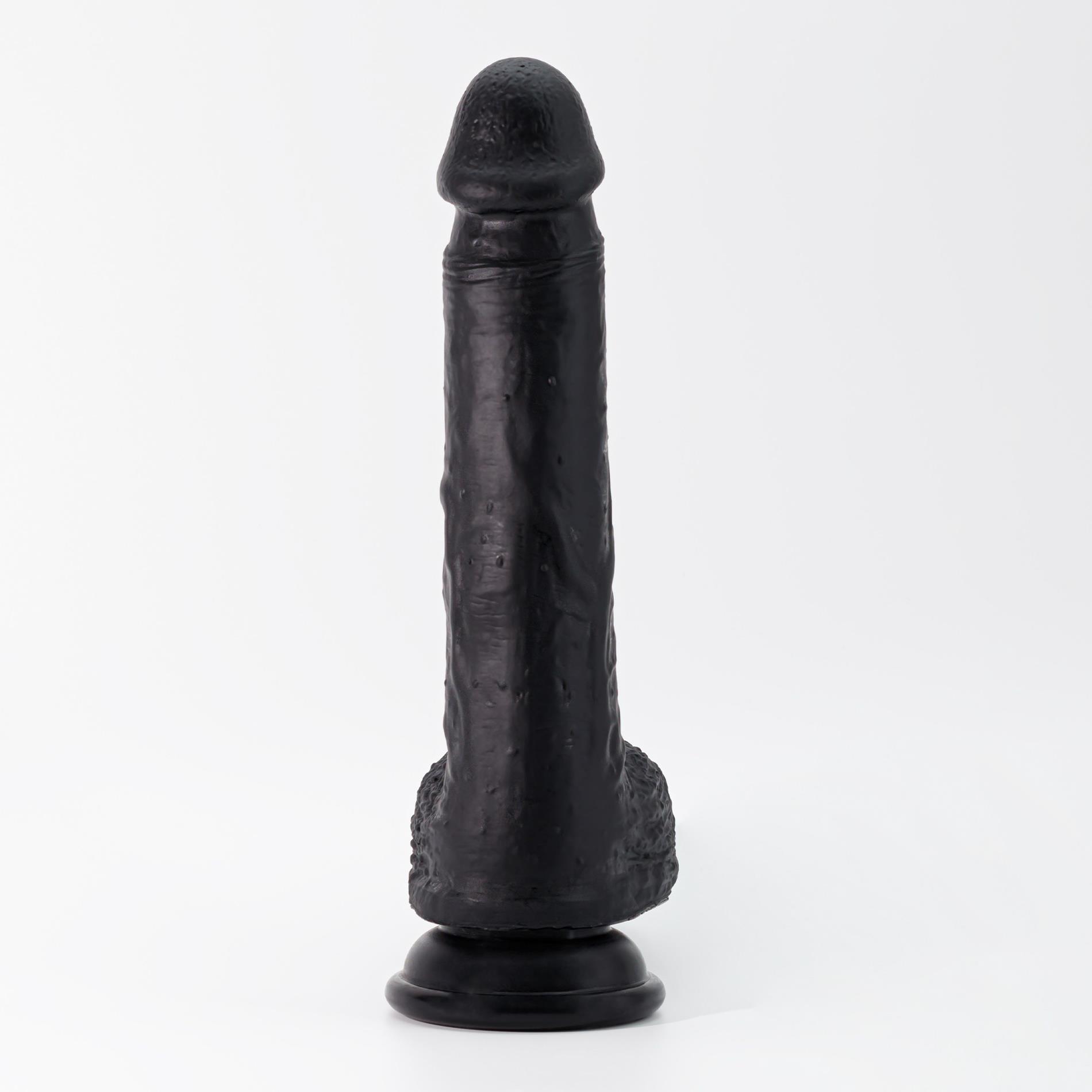 Crushious Inviktus 8 Liquid Silicone Dildo Black