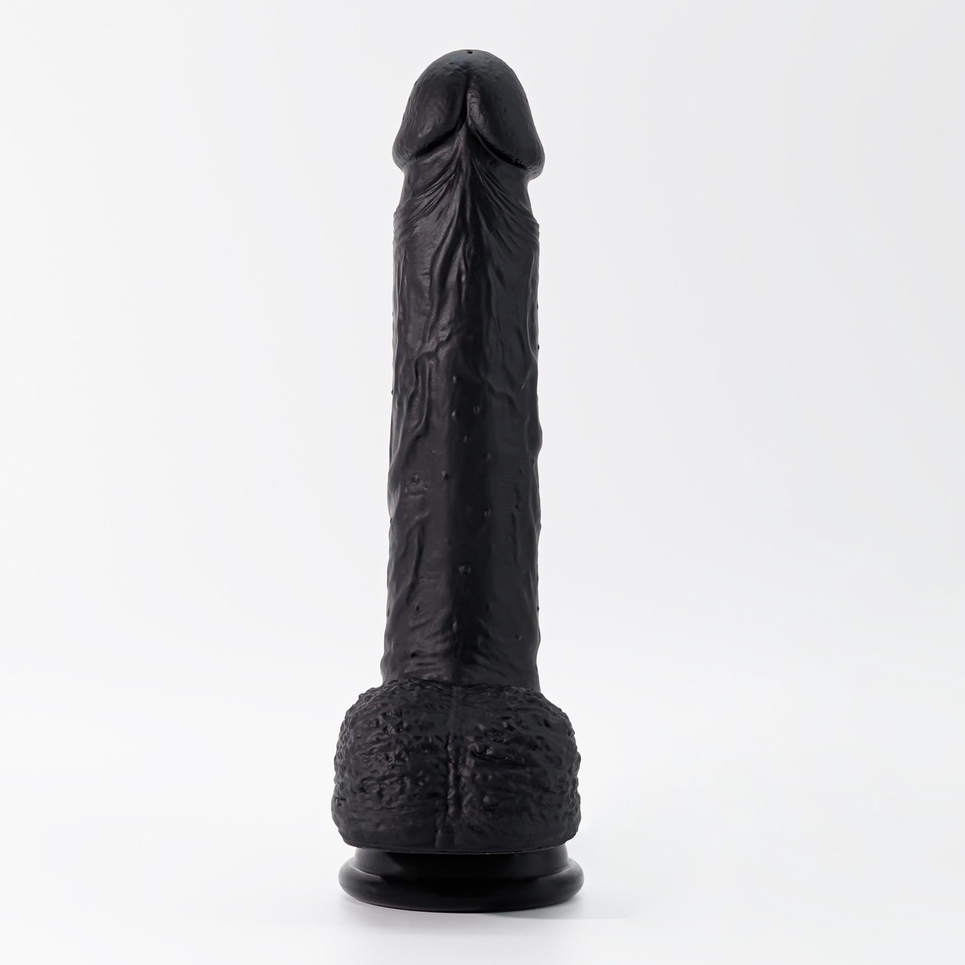 Crushious Inviktus 8 Liquid Silicone Dildo Black