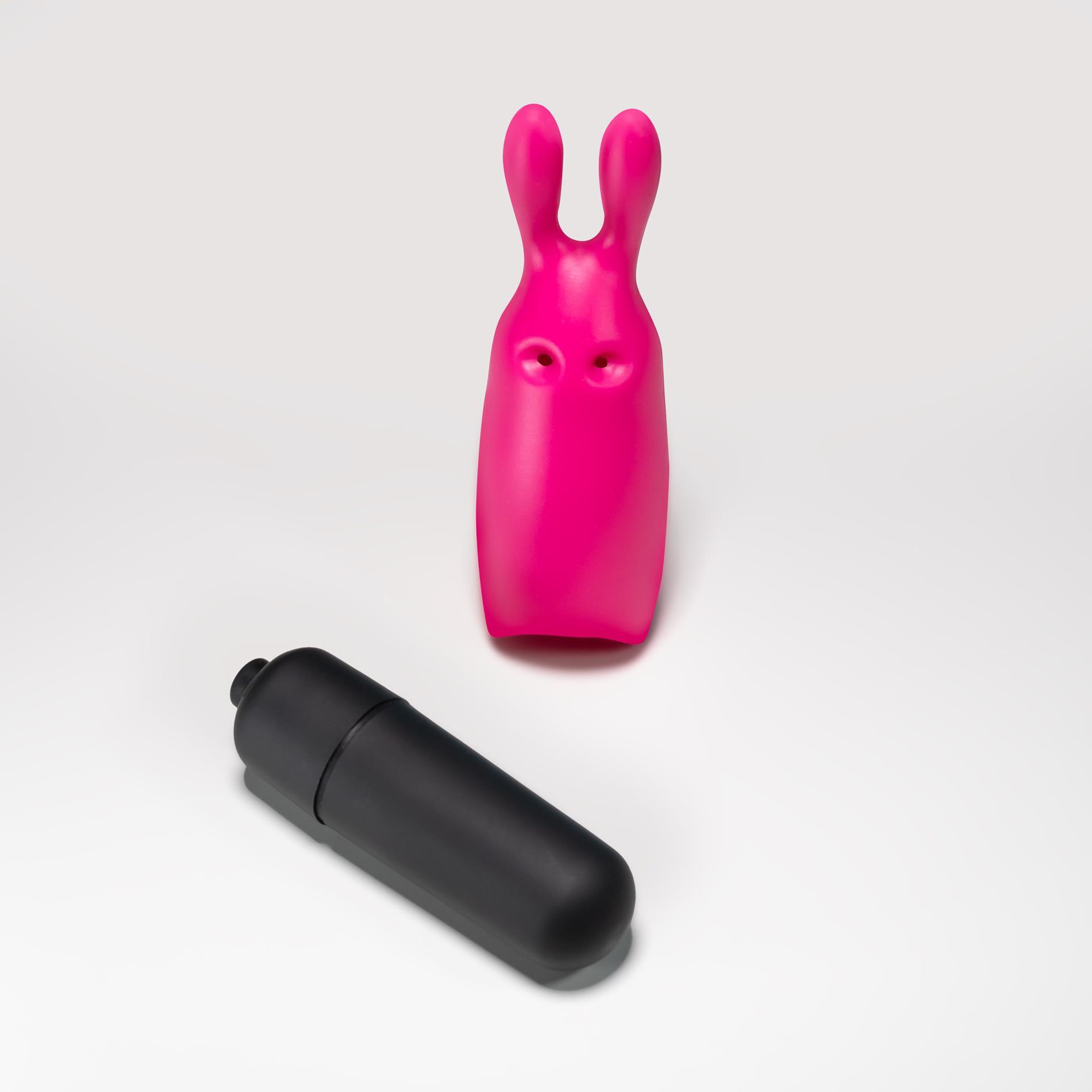 Crushious O-Pet Rabbit With 10 Vibration Bullet Pink