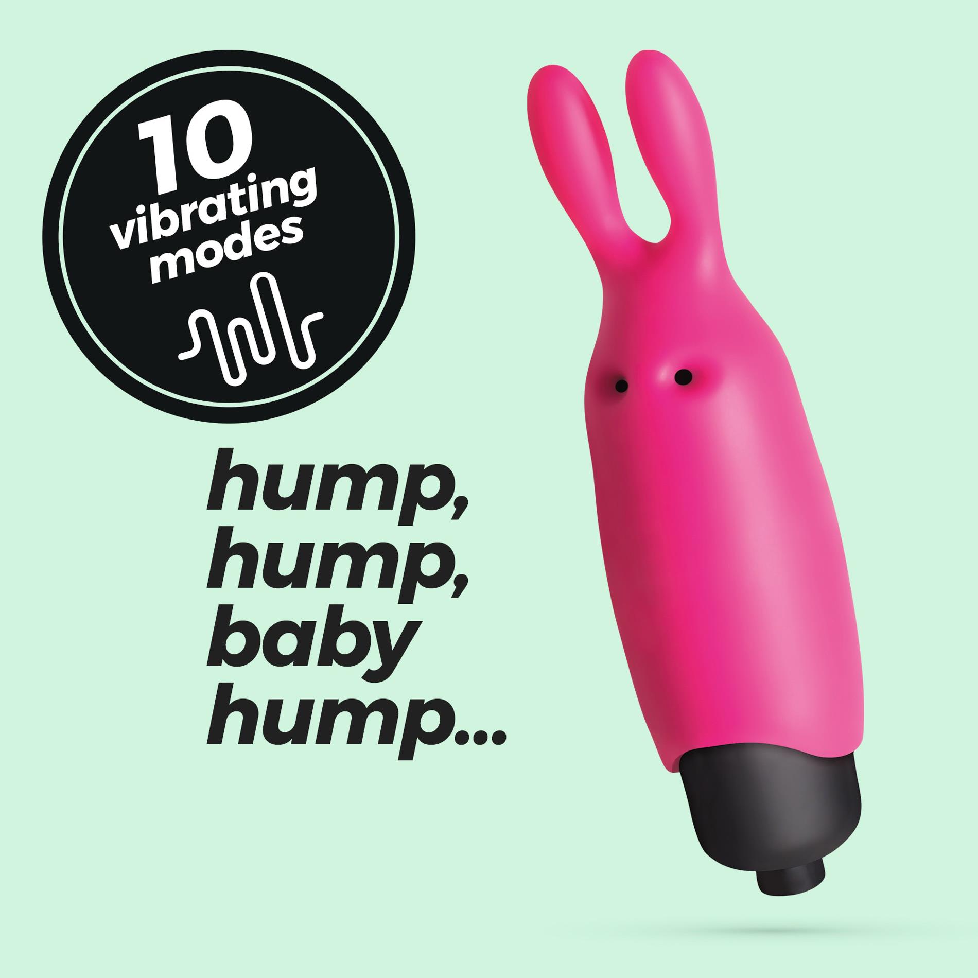 Crushious O-Pet Rabbit With 10 Vibration Bullet Pink