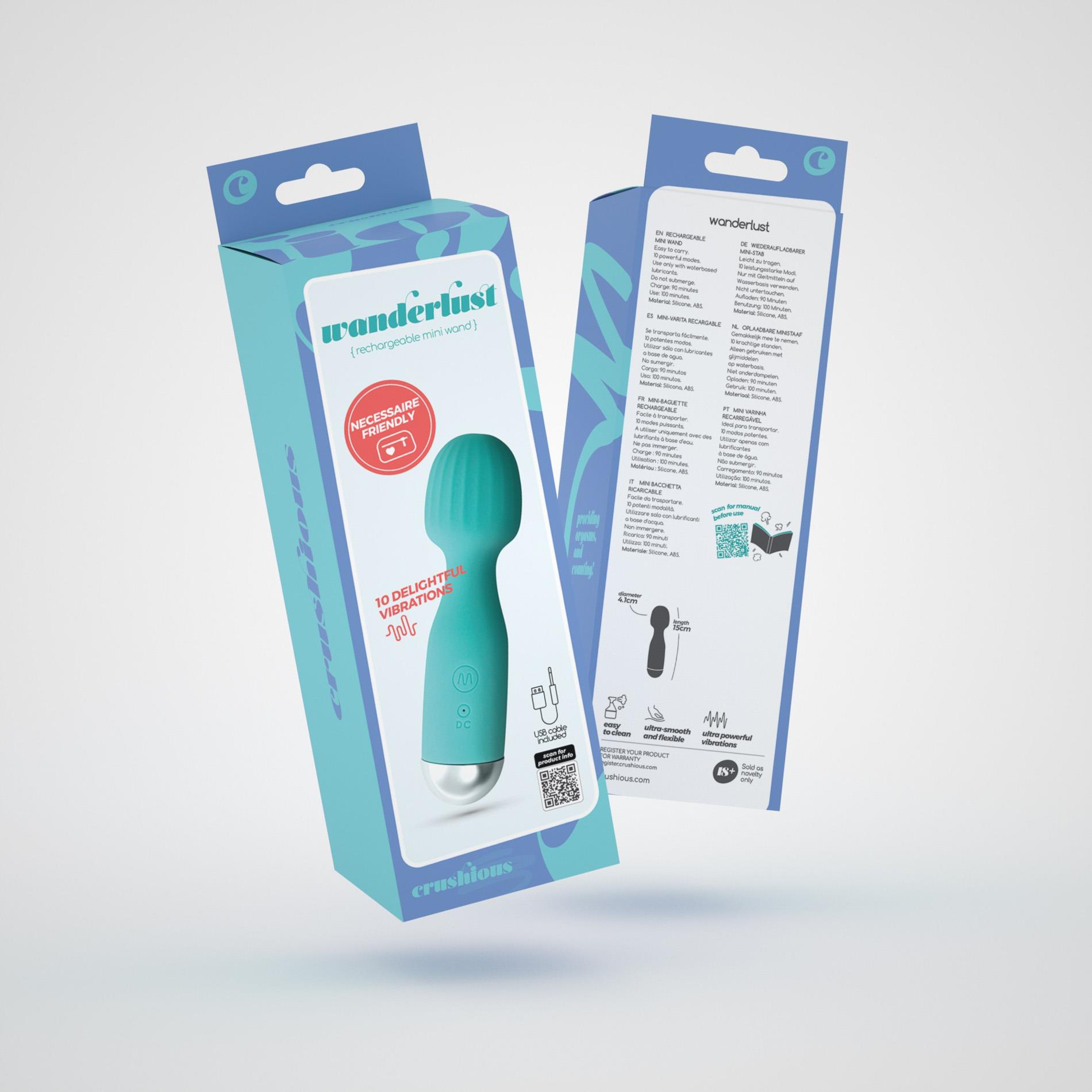 Crushious Wanderlust Mini Wand Mint Green