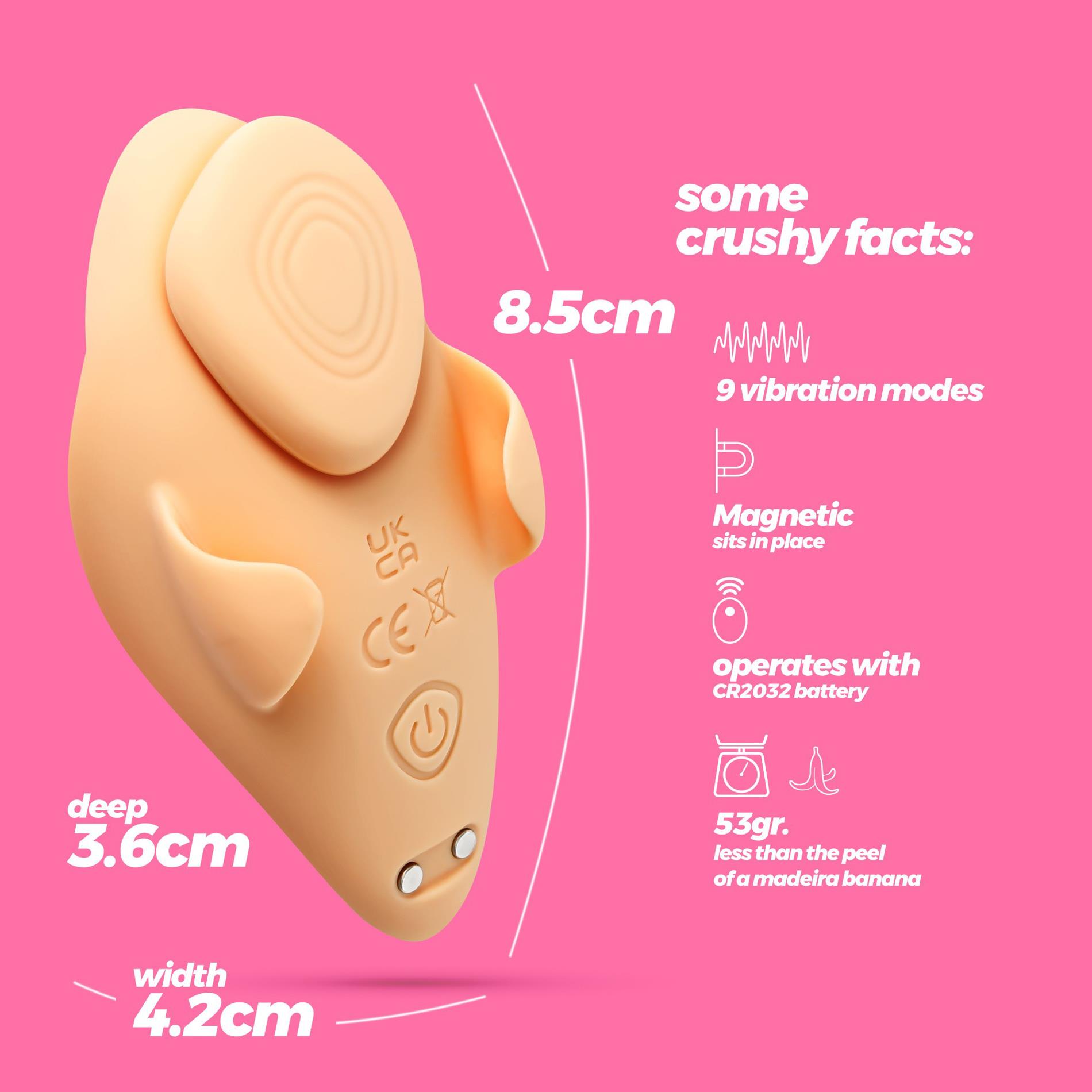 Crushious Atlantis Panty Vibe With Remote Control