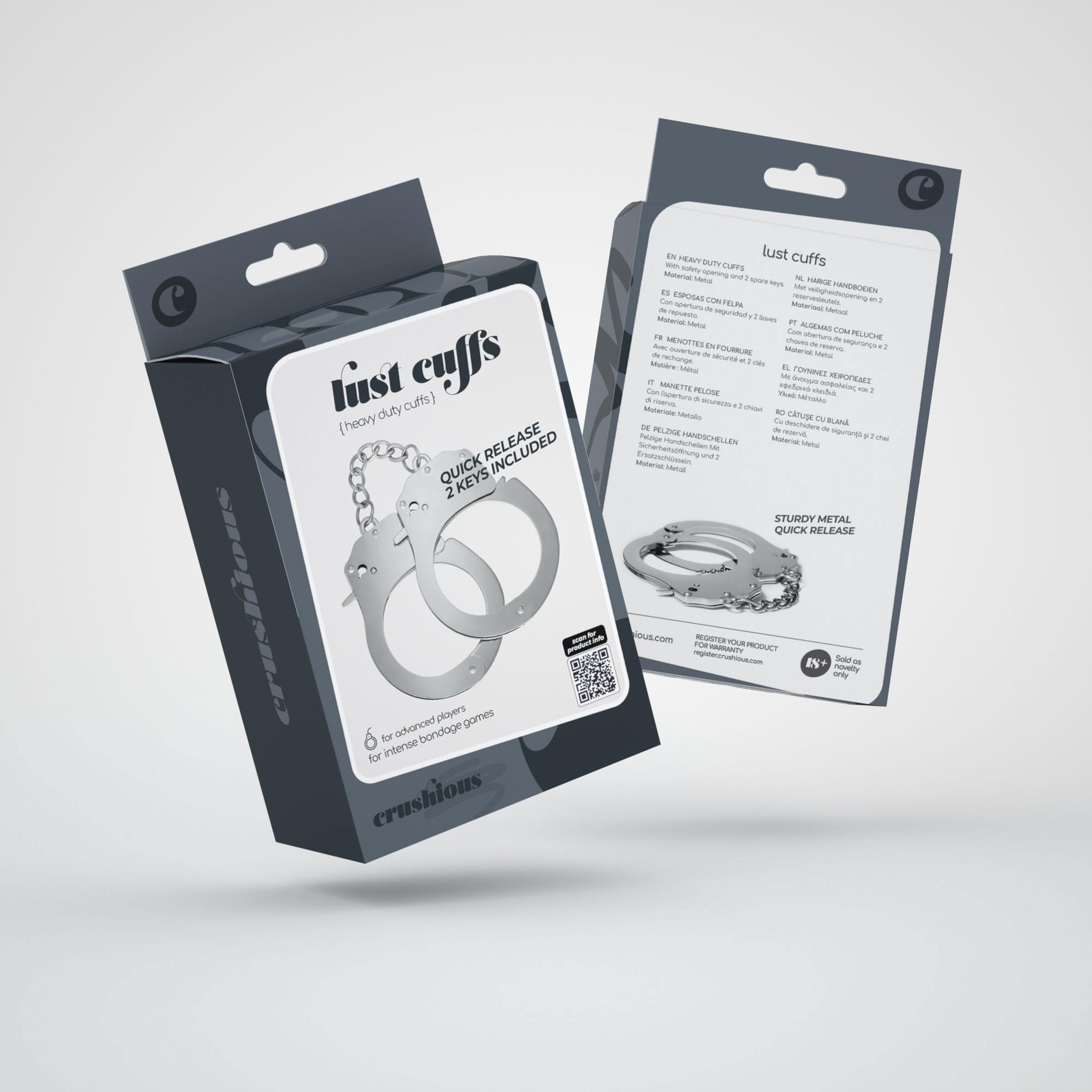 Crushious Lust Metal Handcuffs