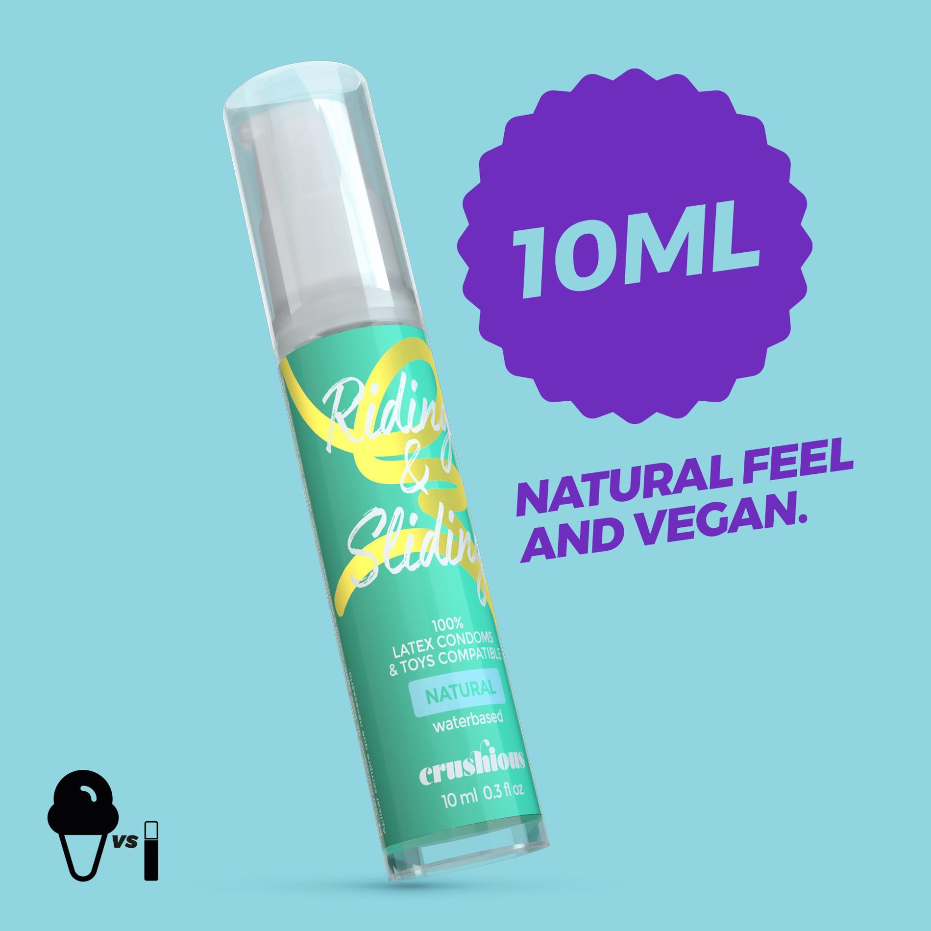 Crushious Riding & Sliding Waterbased Lubricant Gel 10Ml