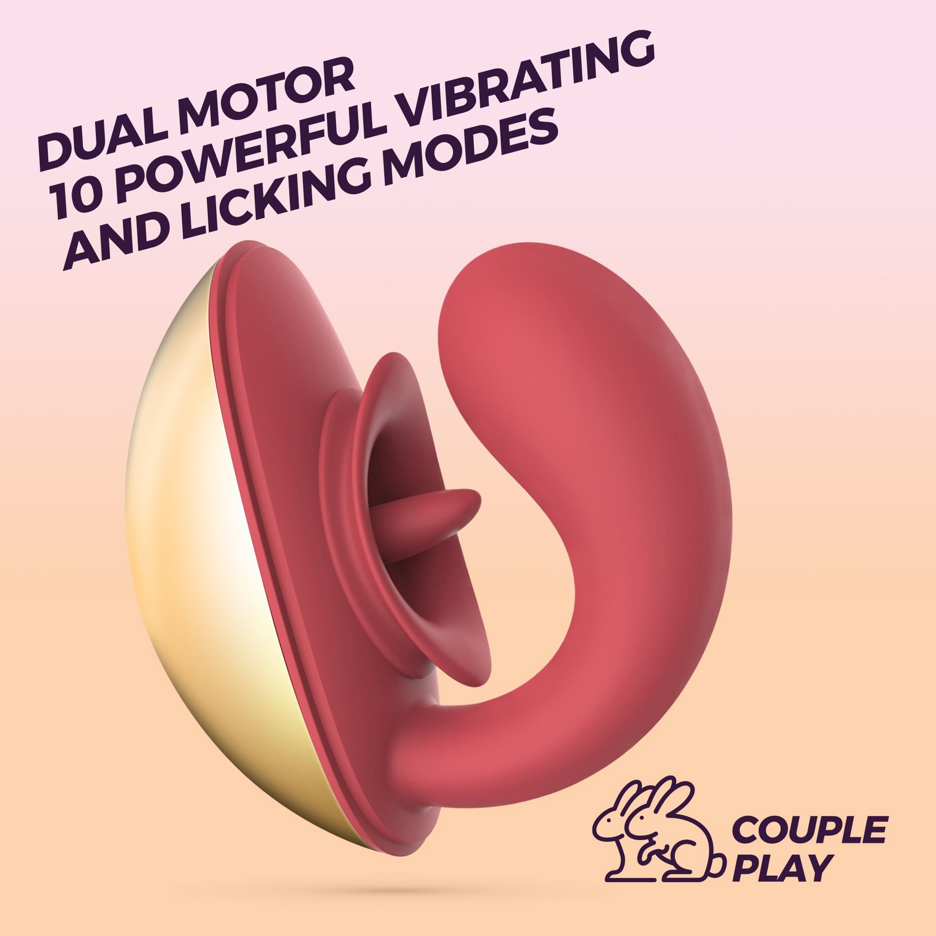 Crushious Arcane Rechargeable Stimulator For Couples