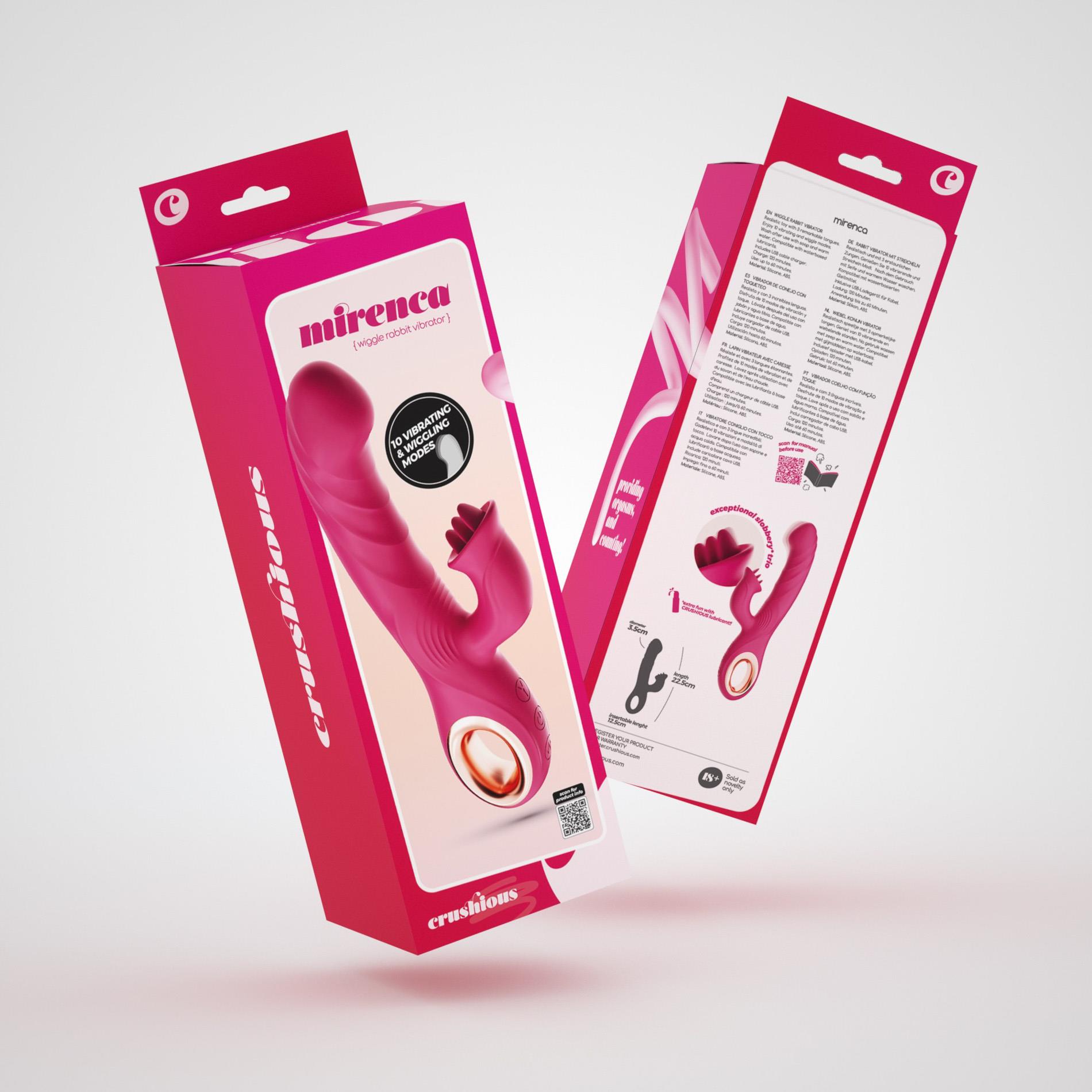 Crushious Mirenca Wiggle Rabbit Vibrator