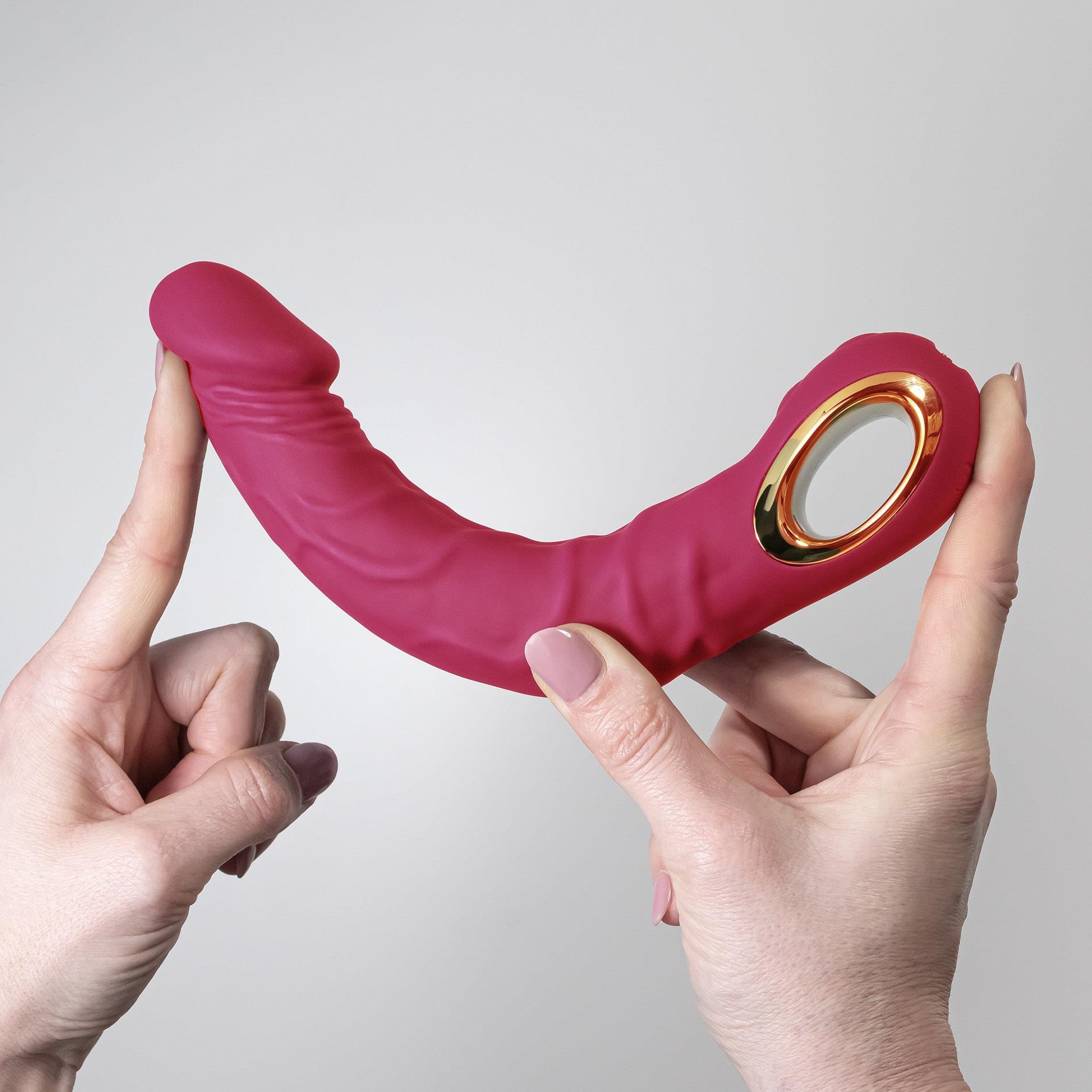 Crushious Magnus Bend Flexible Vibrator Pink