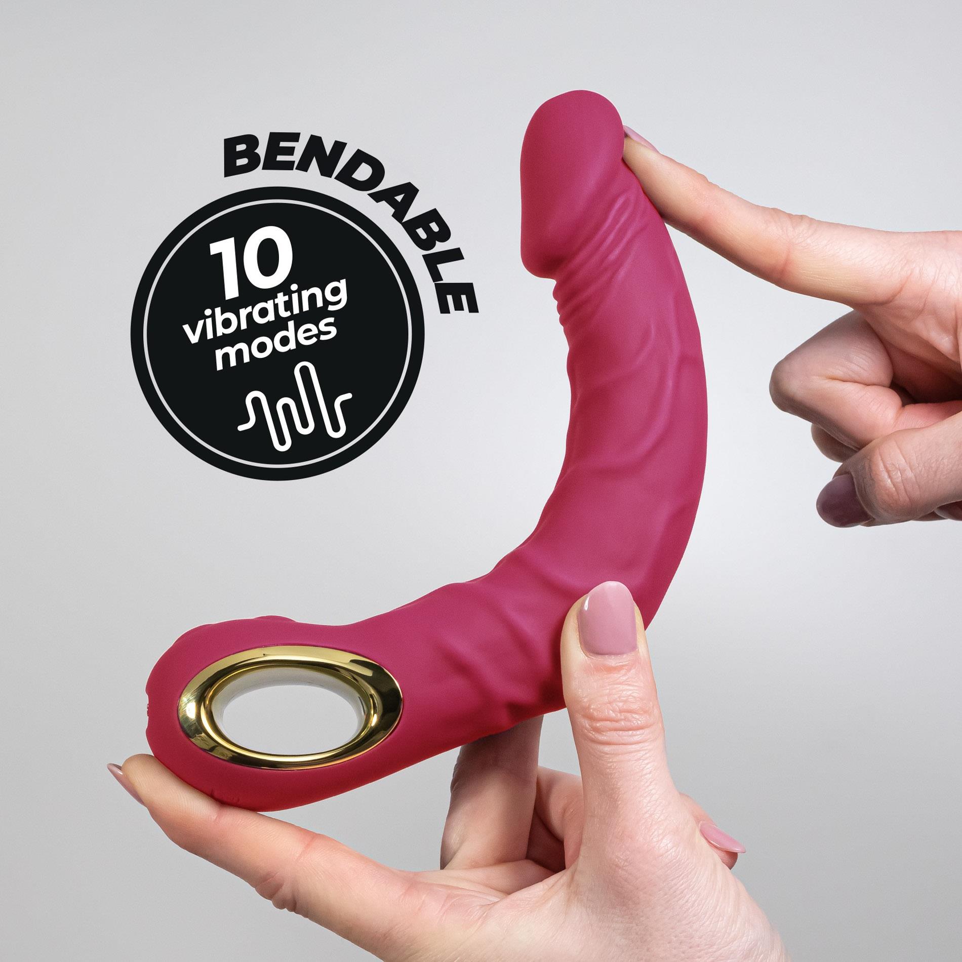 Crushious Magnus Bend Flexible Vibrator Pink