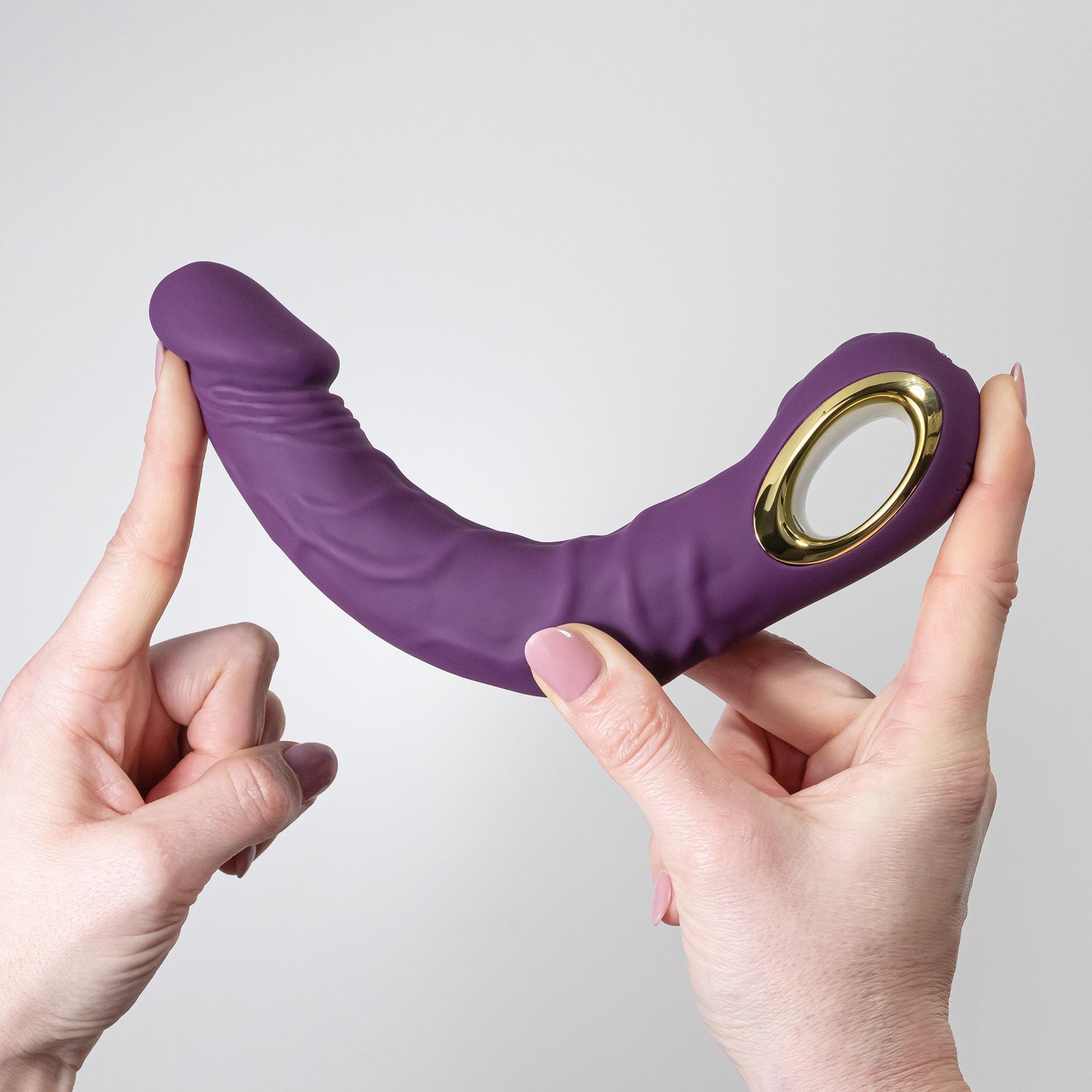 Crushious Magnus Bend Flexible Vibrator Purple