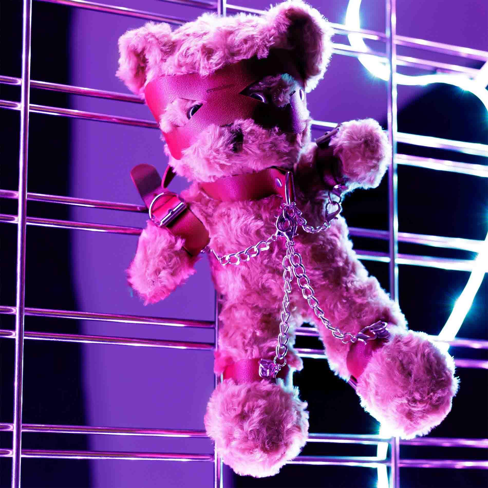 Crushious Crushito Bondage Teddy Bear Red 31Cm