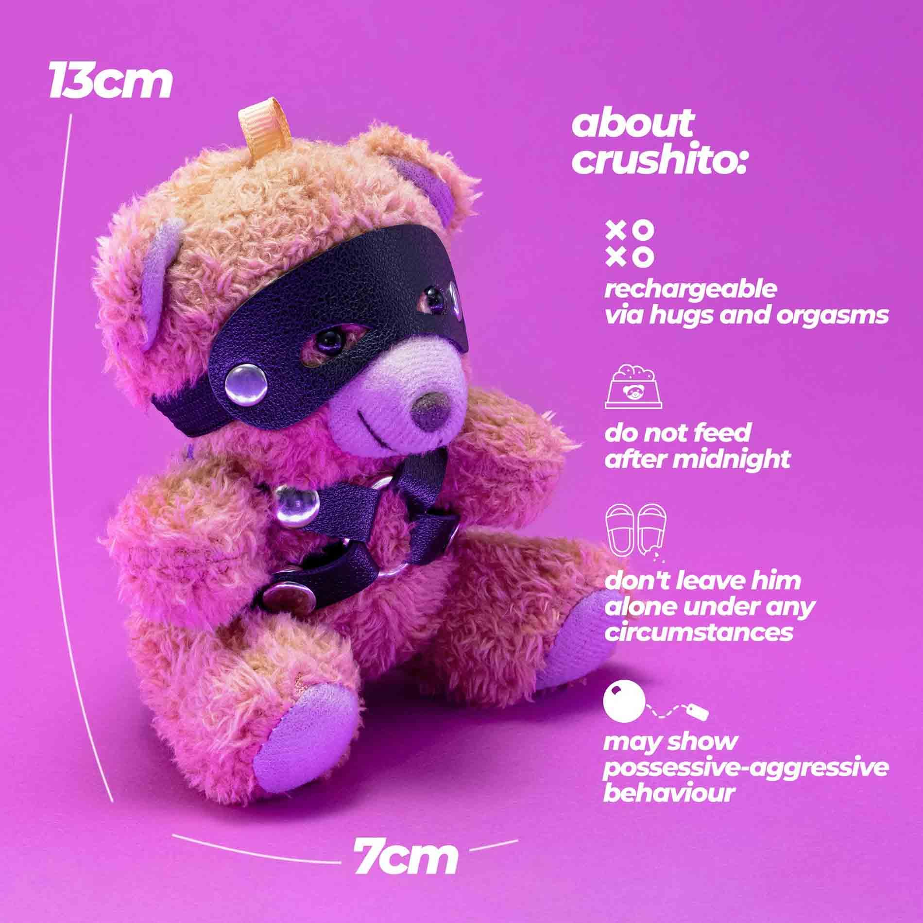 Crushious Crushito Harness Bear Keyring