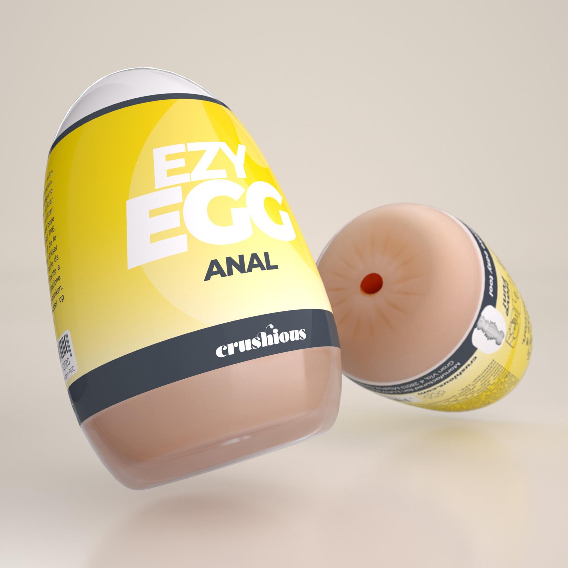 Crushious Ezy Egg Anal Masturbator Egg