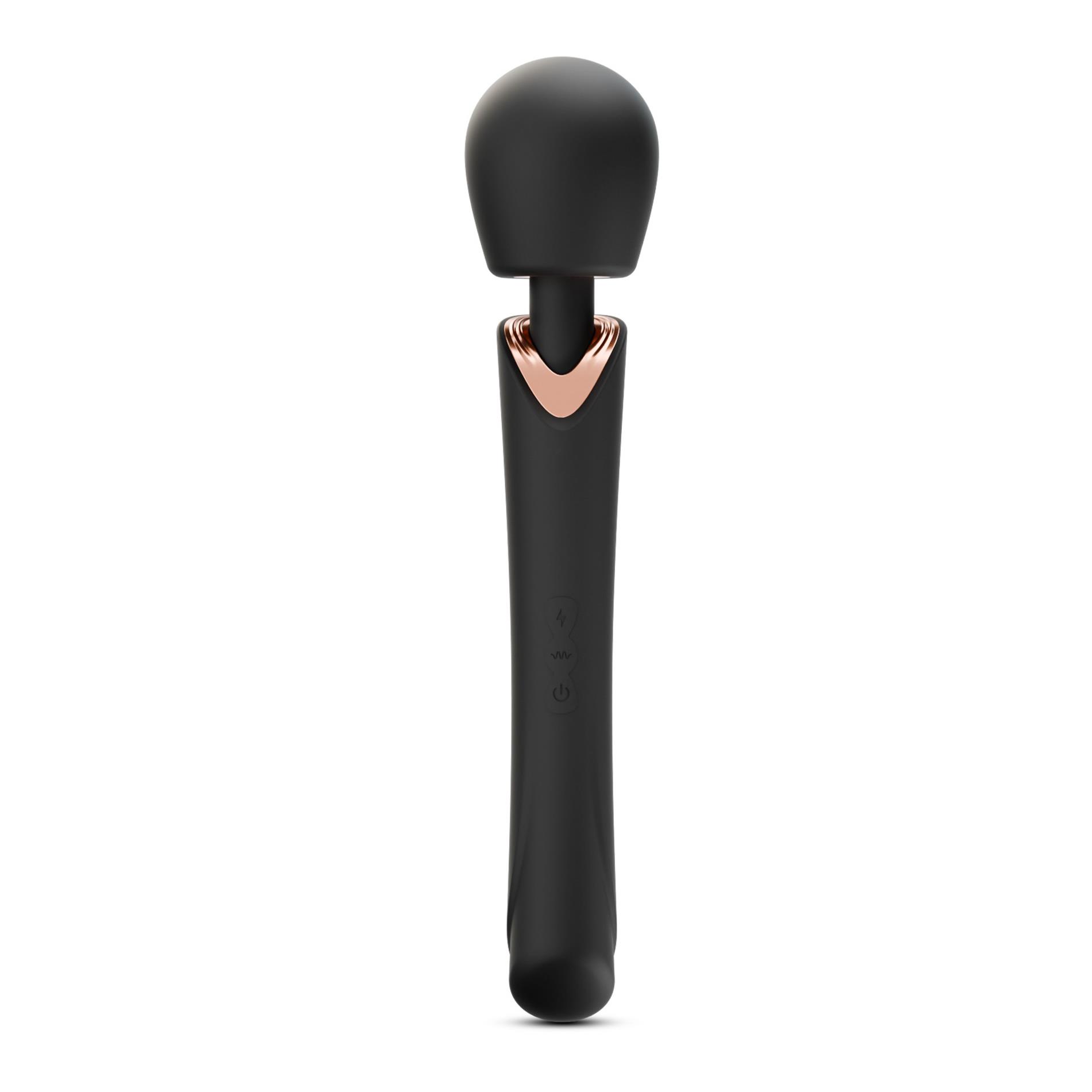 Crushious Holly Rechargeable Wand Massager Black