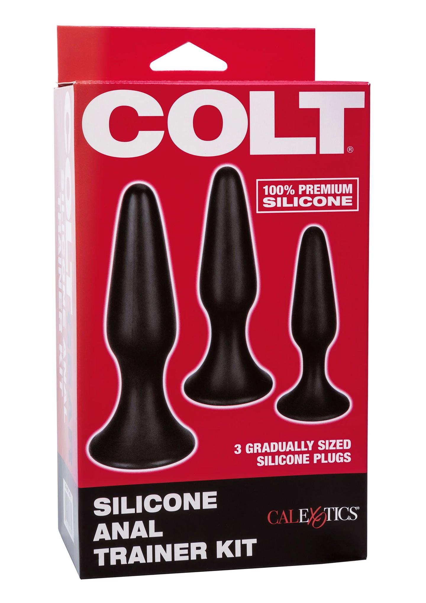 Colt Silicone Anal Trainer Kit Black