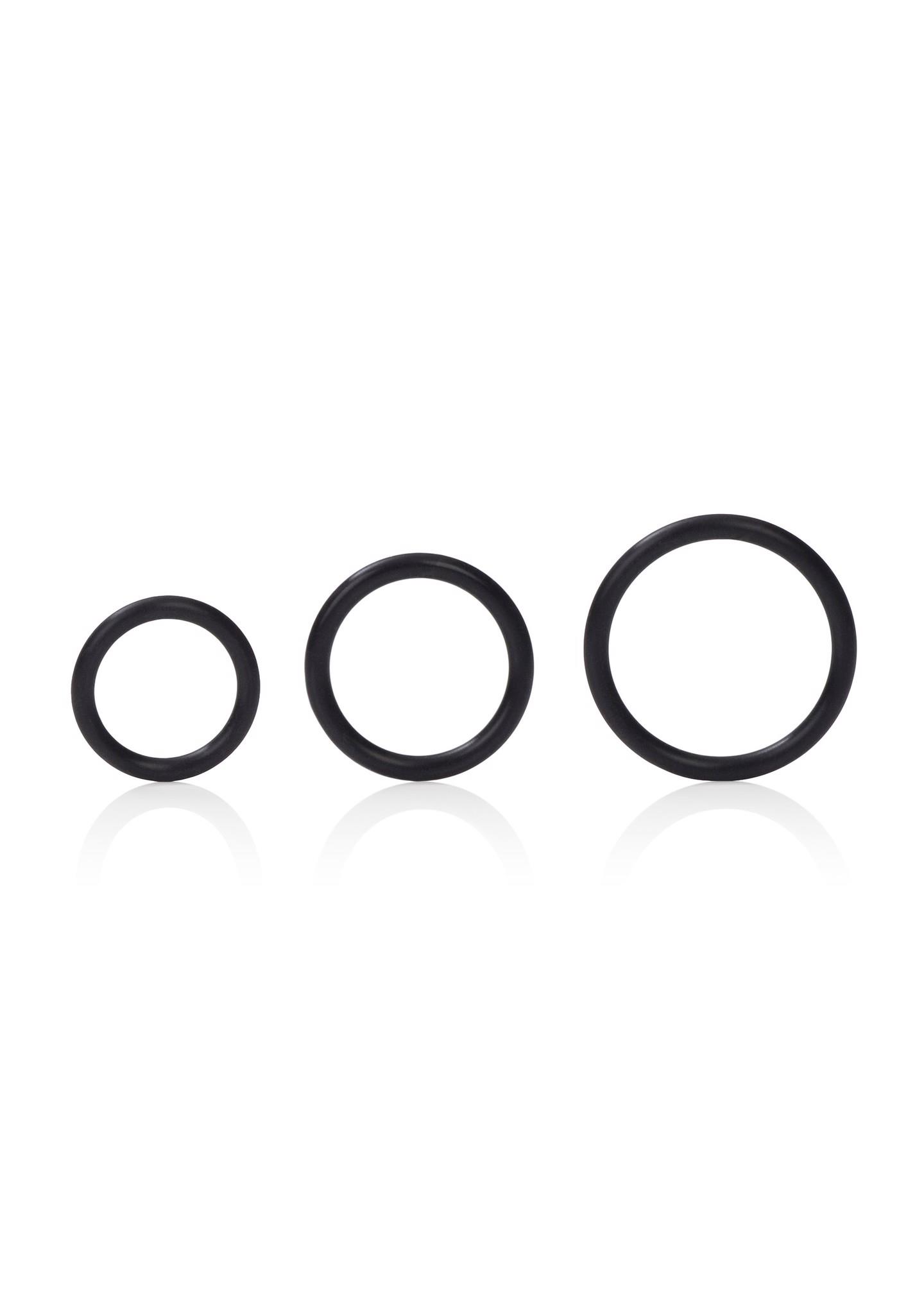 Zestaw ringów na penisa Silicone Support Rings