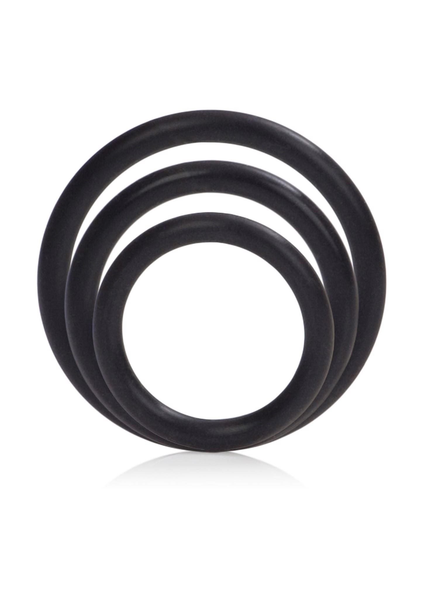 Zestaw ringów na penisa Silicone Support Rings