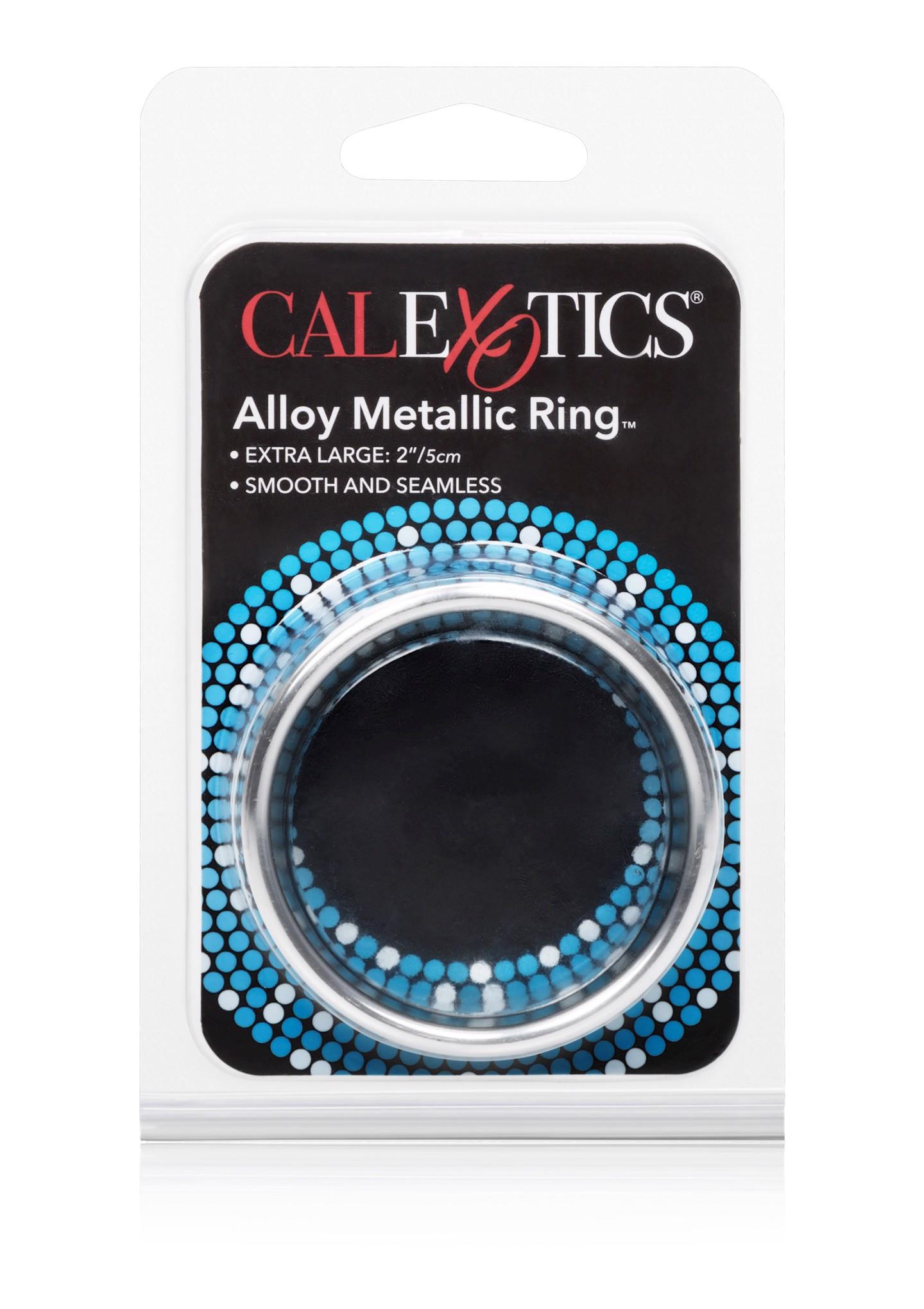Alloy Metallic Ring - Xl Silver