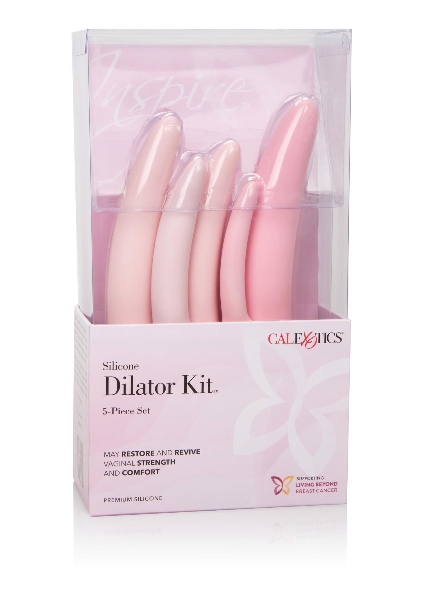 Silicone Dilator 5Pcs Set Pink