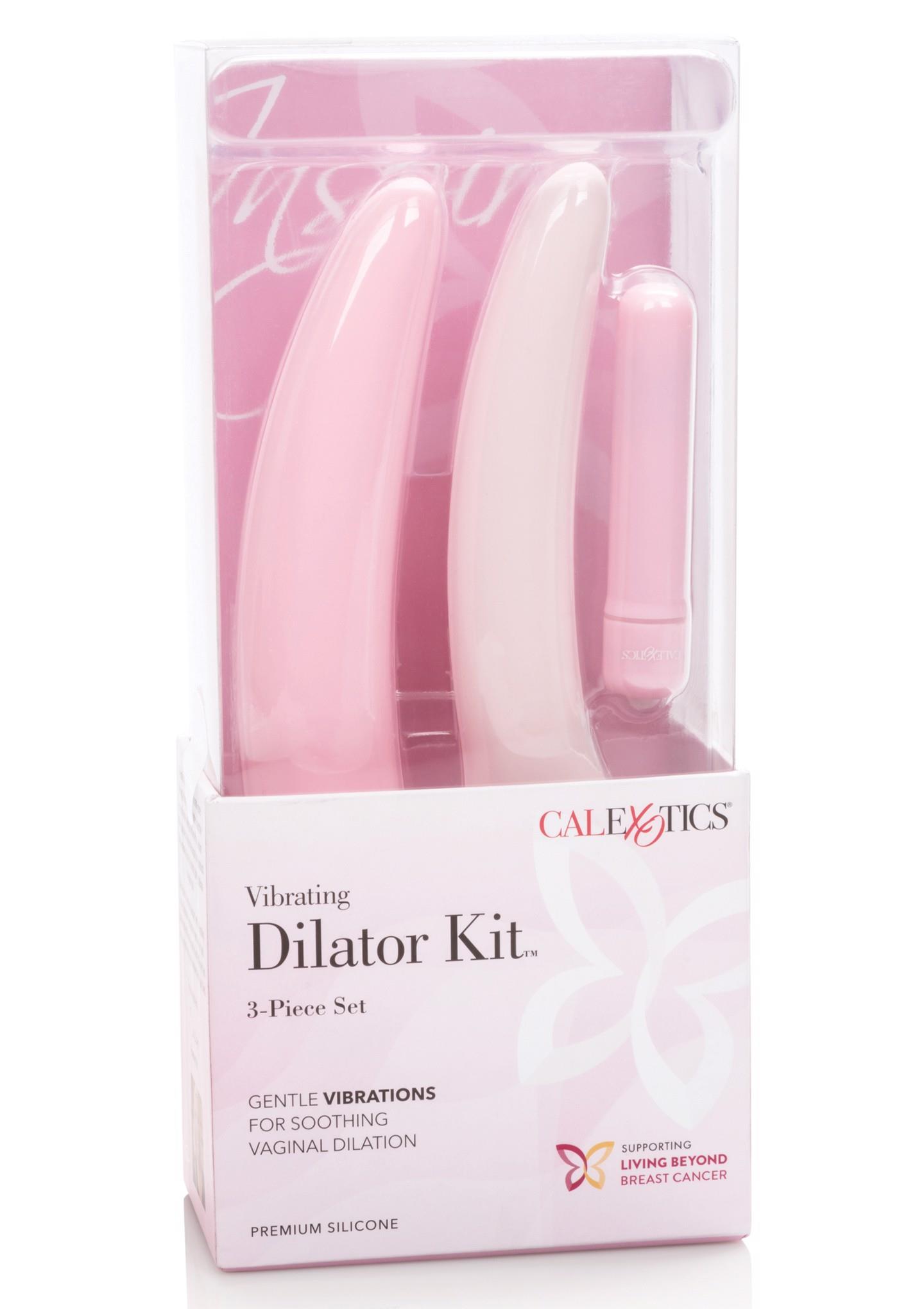 Vibrating Dilator 3Pcs Set Pink