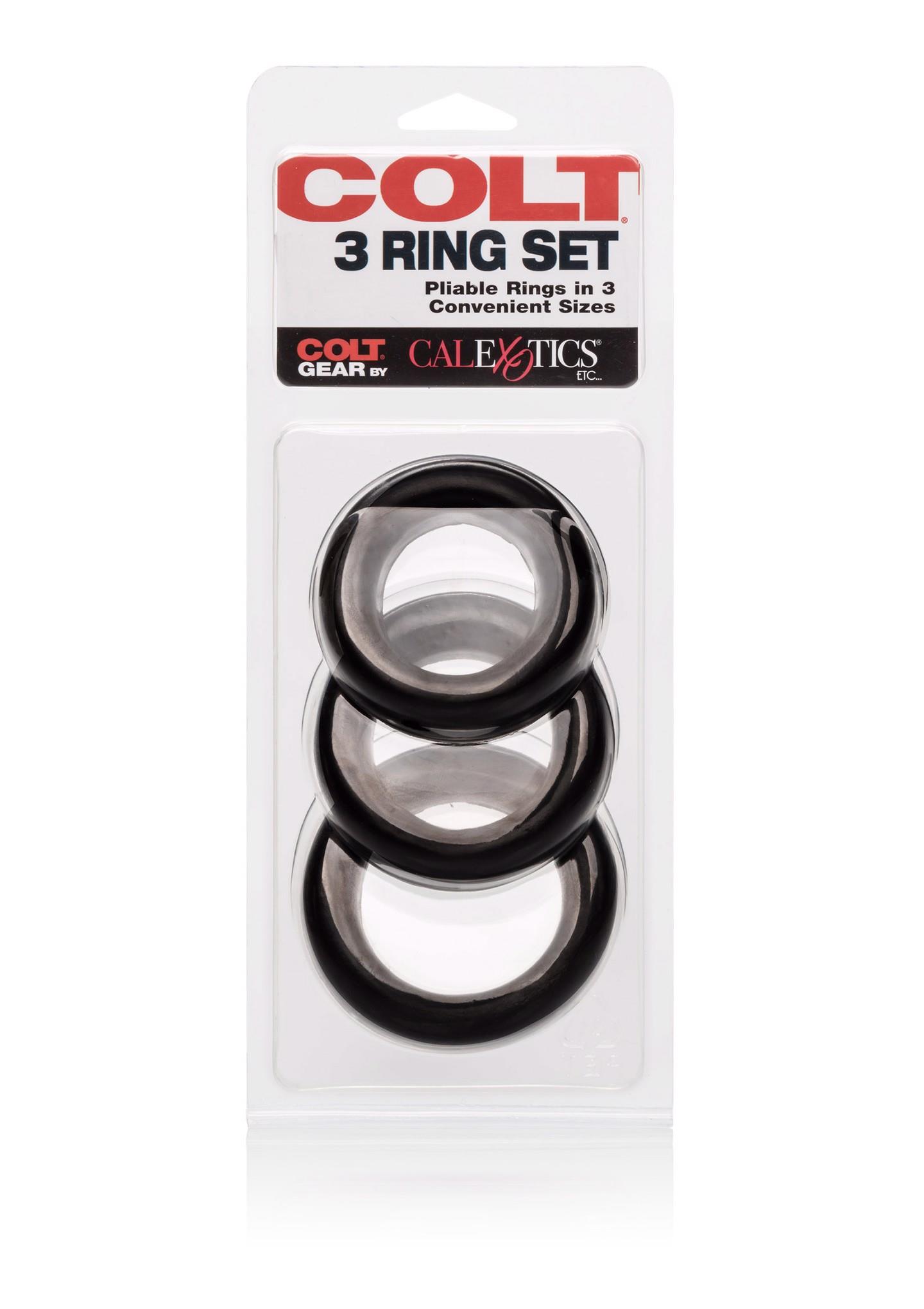 Colt 3 Ring Set Black