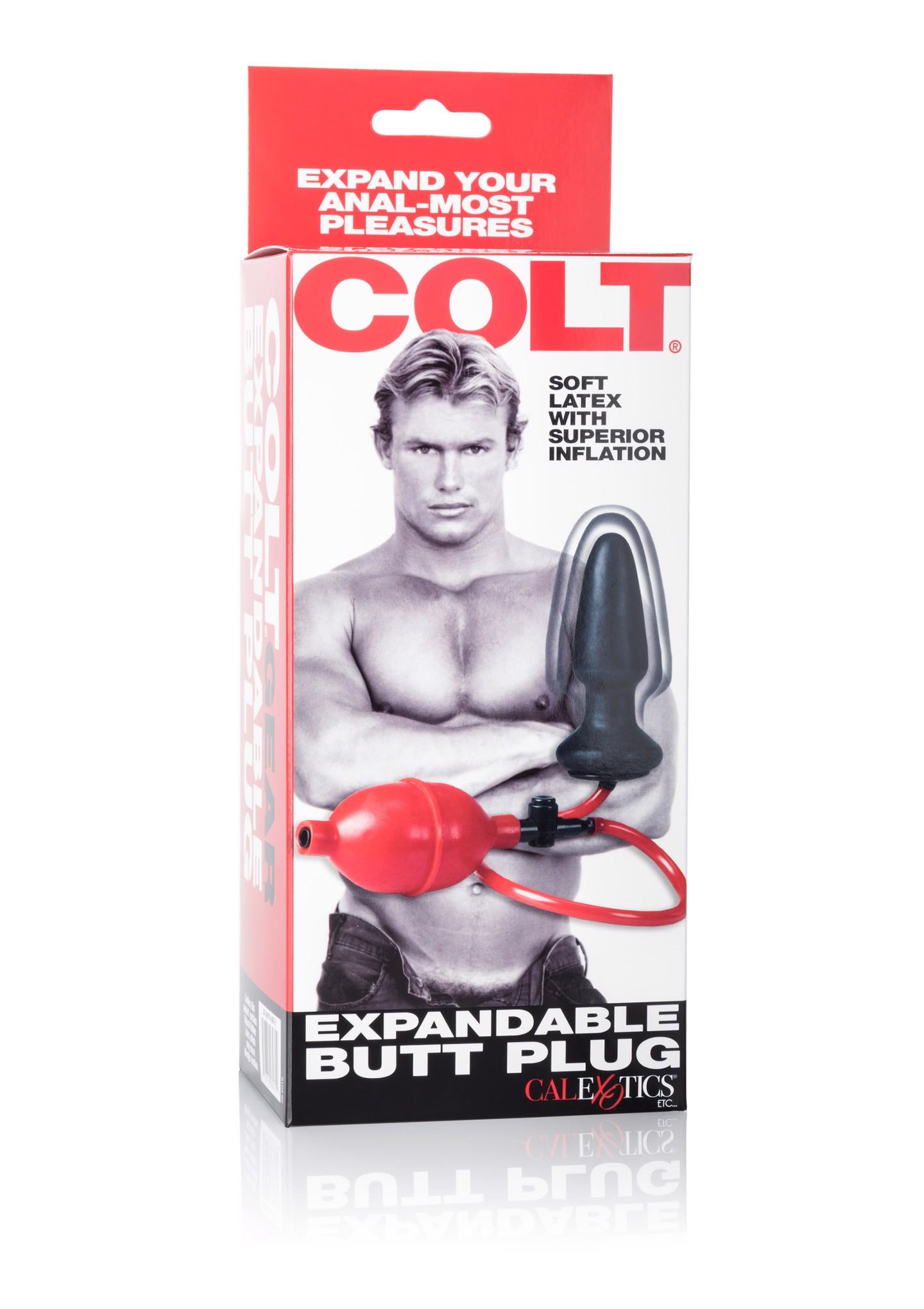 Colt Expandable Butt Plug Black