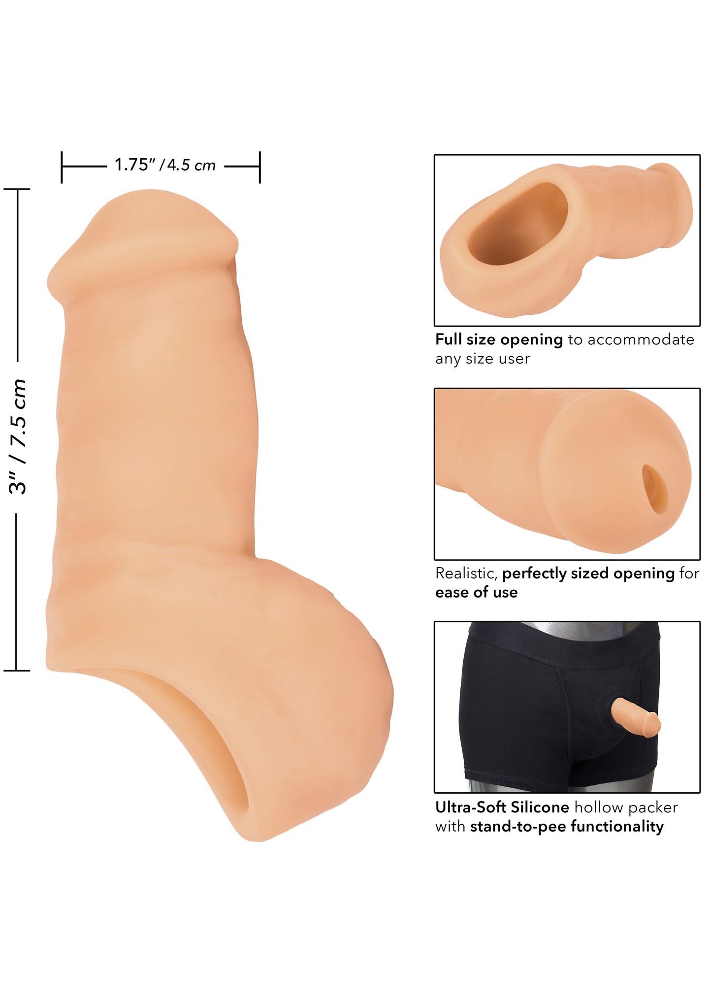 Soft Silicone Stand-To-Pee Light Skin Tone