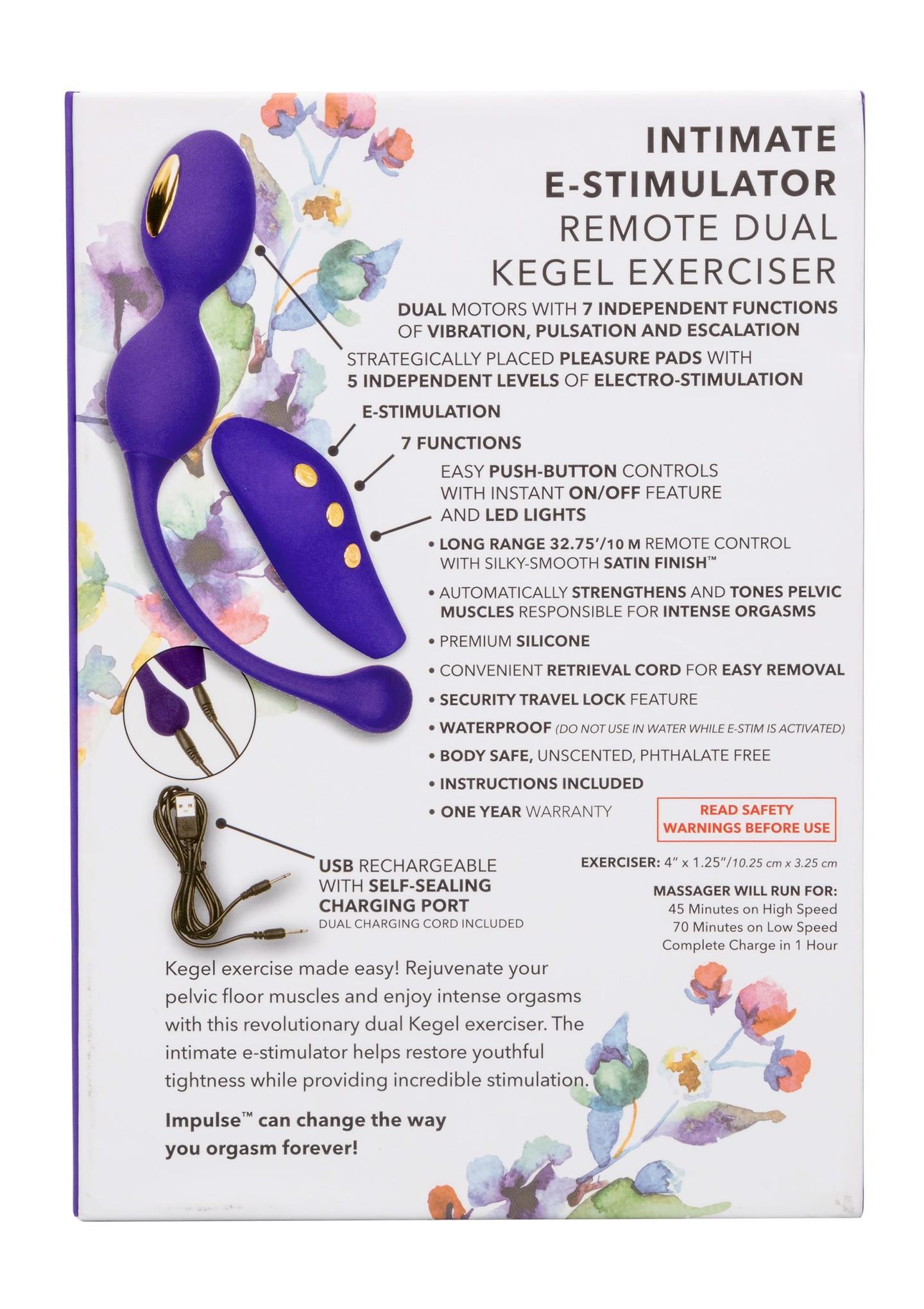 Jajeczko wibrujące z elektrostymulacją Estim Dual Kegel Exerciser