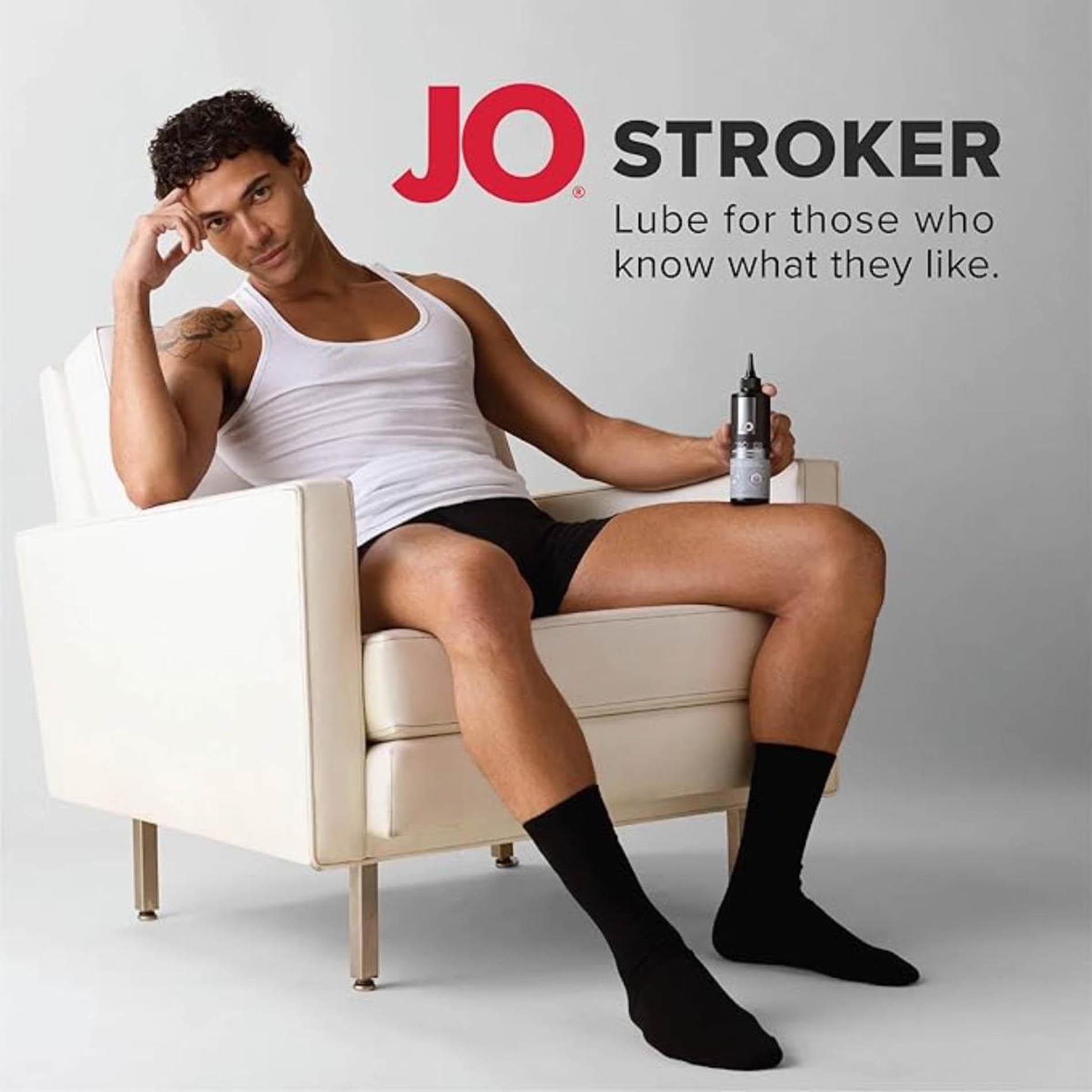 System Jo - Jo Stroker Lubricant 4Oz /120Ml Black