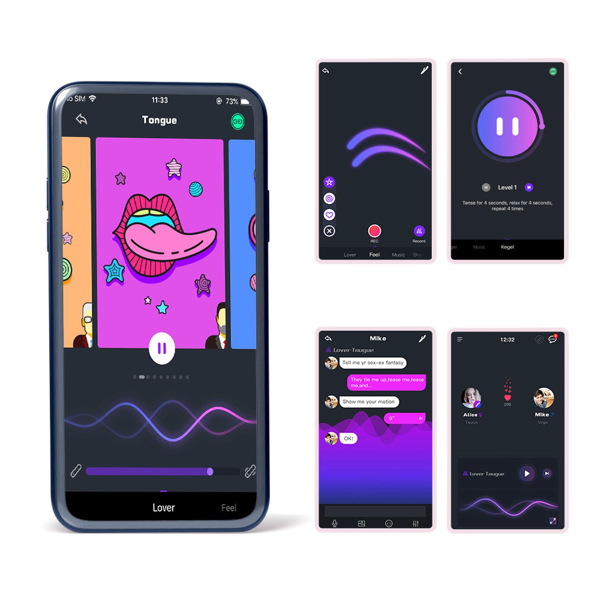 Magic Motion - Crystal Duo Smart Kegel Vibrator With Weight Set