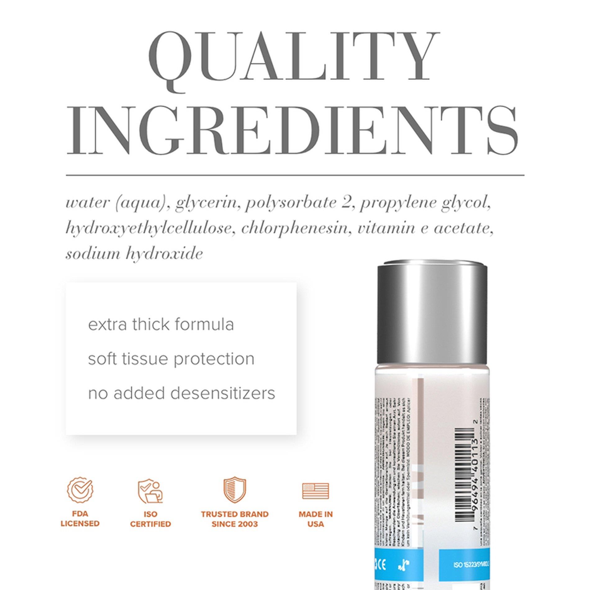 System Jo - H2O Anal Thick Lubricant - 60 Ml