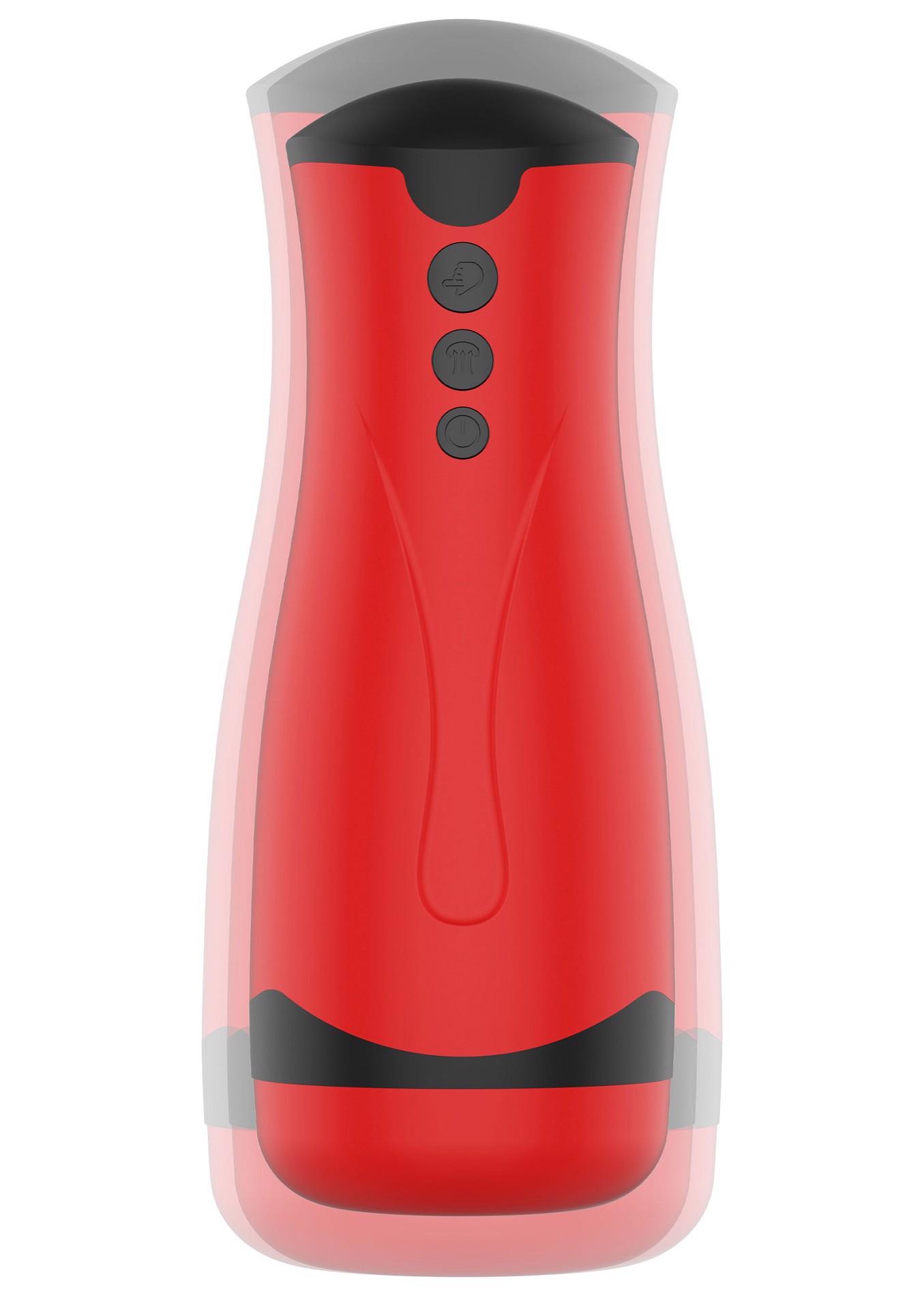 Super Suction Masturbator Red