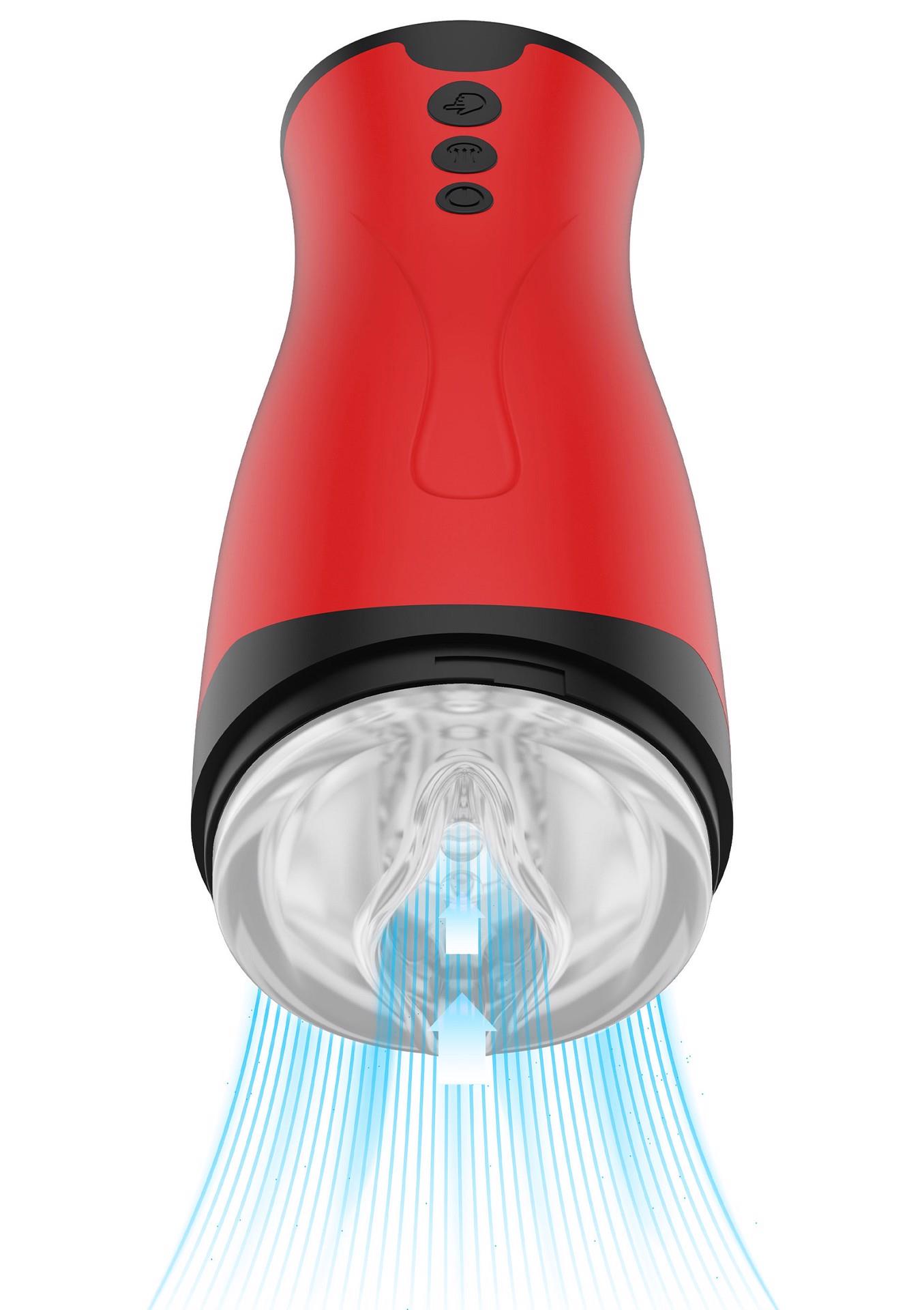 Super Suction Masturbator Red