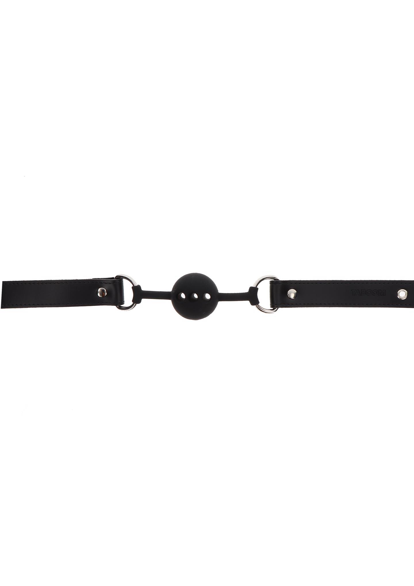 Silicone Ball Gag Black