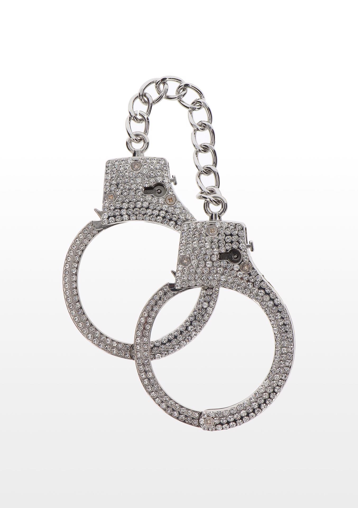 Diamond Wrist Cuffs Silver Silver